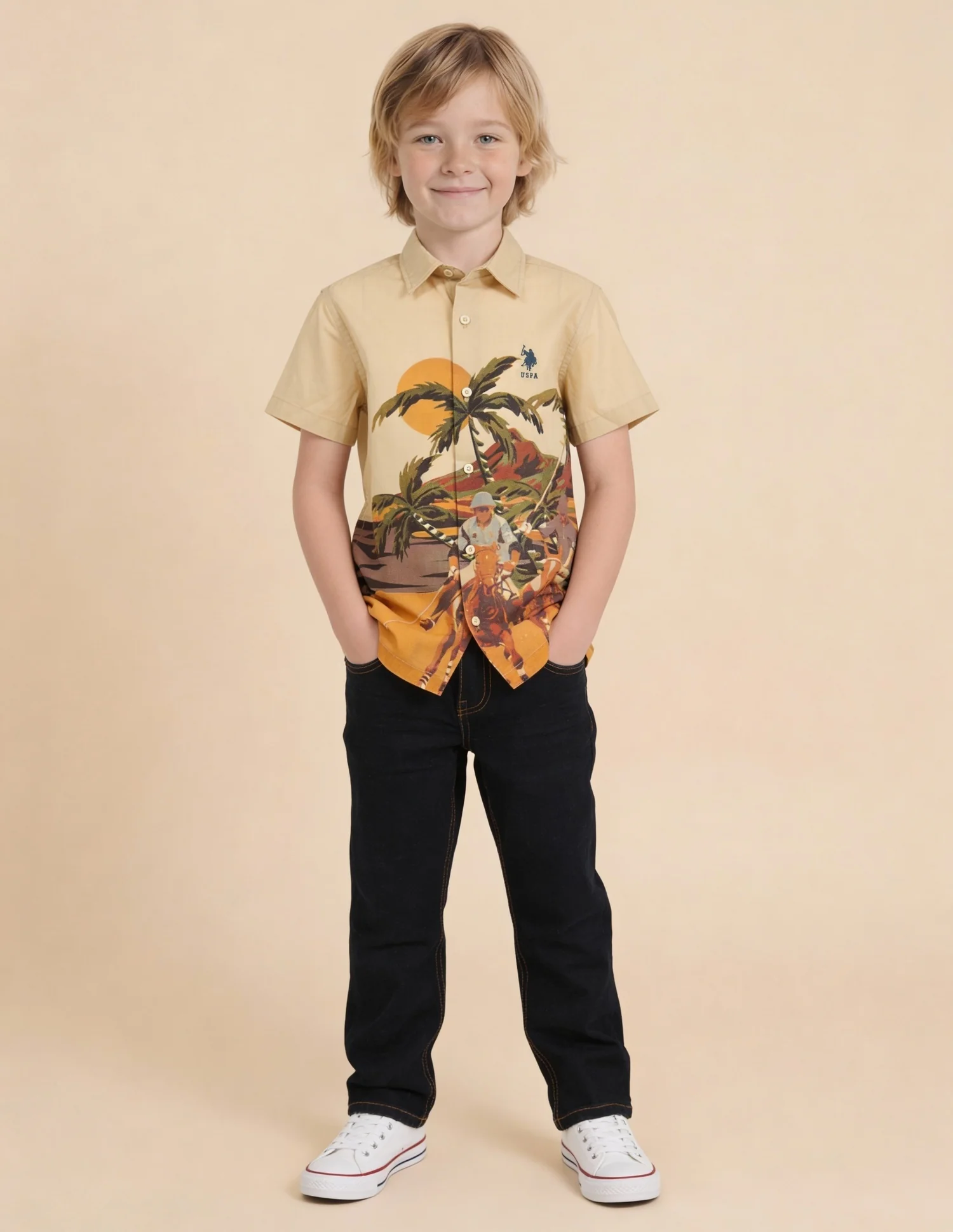Graphic Brand Printed Regular Fit Shirt - Image 3