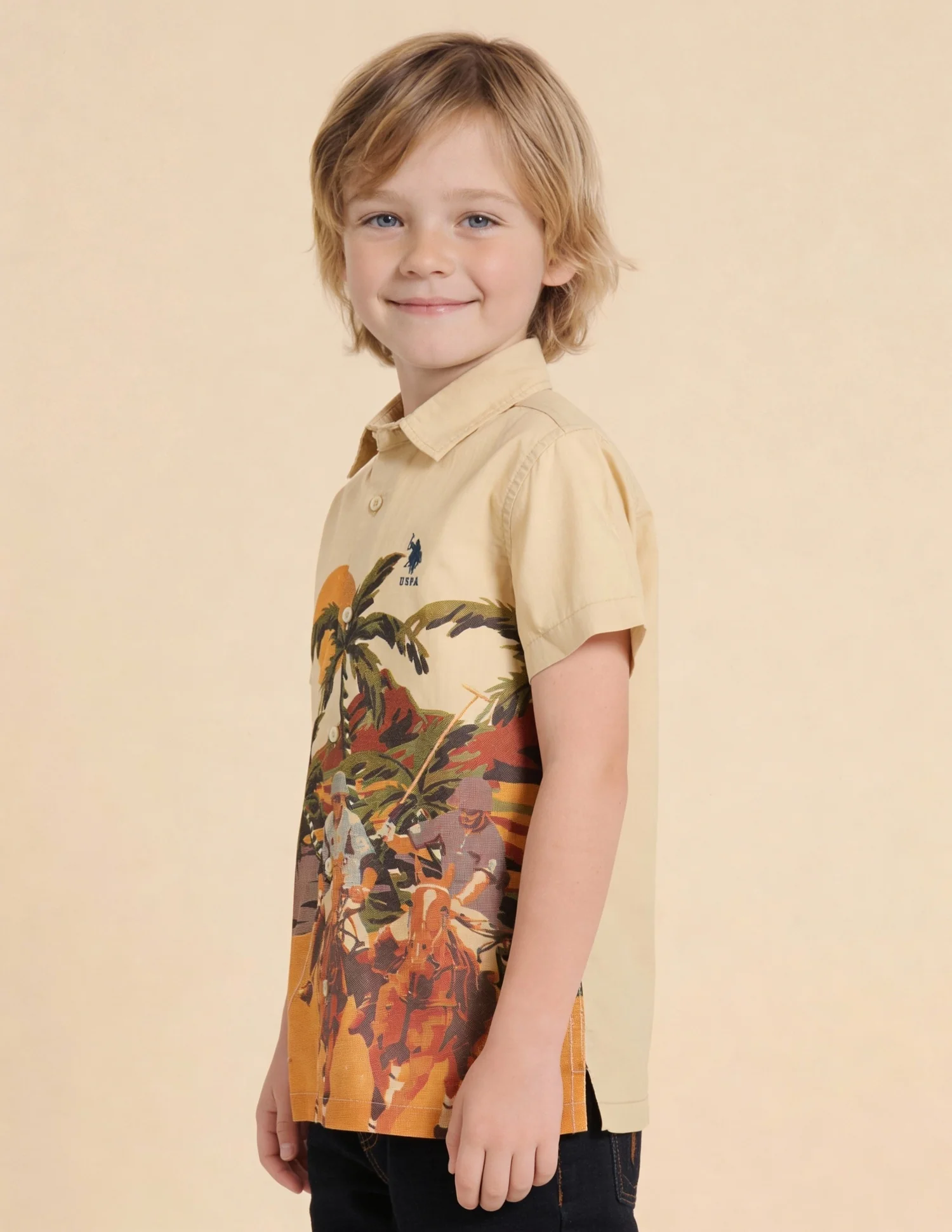 Graphic Brand Printed Regular Fit Shirt - Image 4