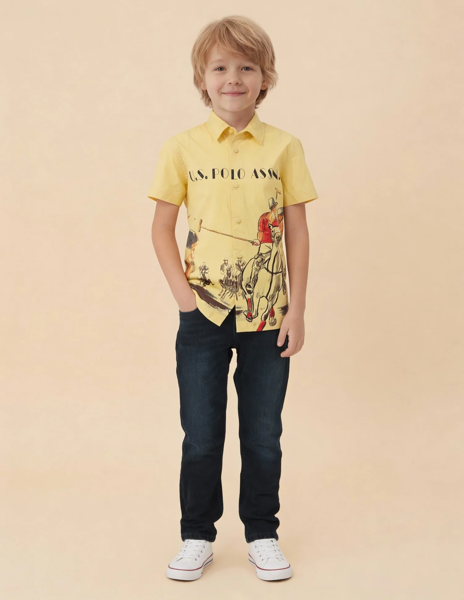 Graphic Brand Printed Regular Fit Shirt - Image 3