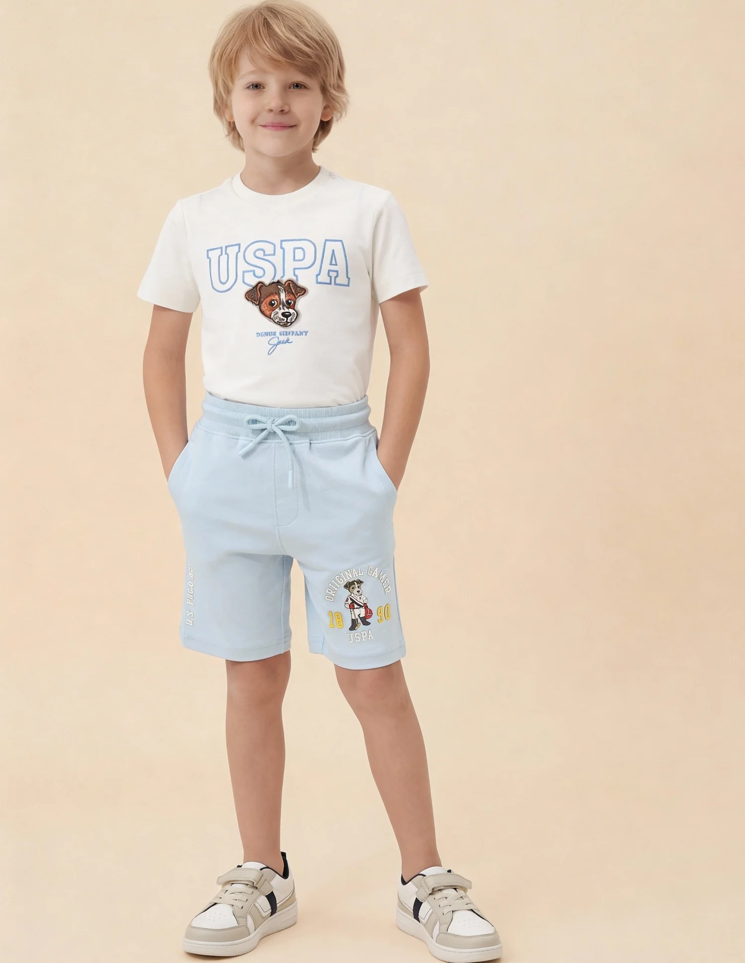 Graphic Brand Printed Regular Fit Shorts