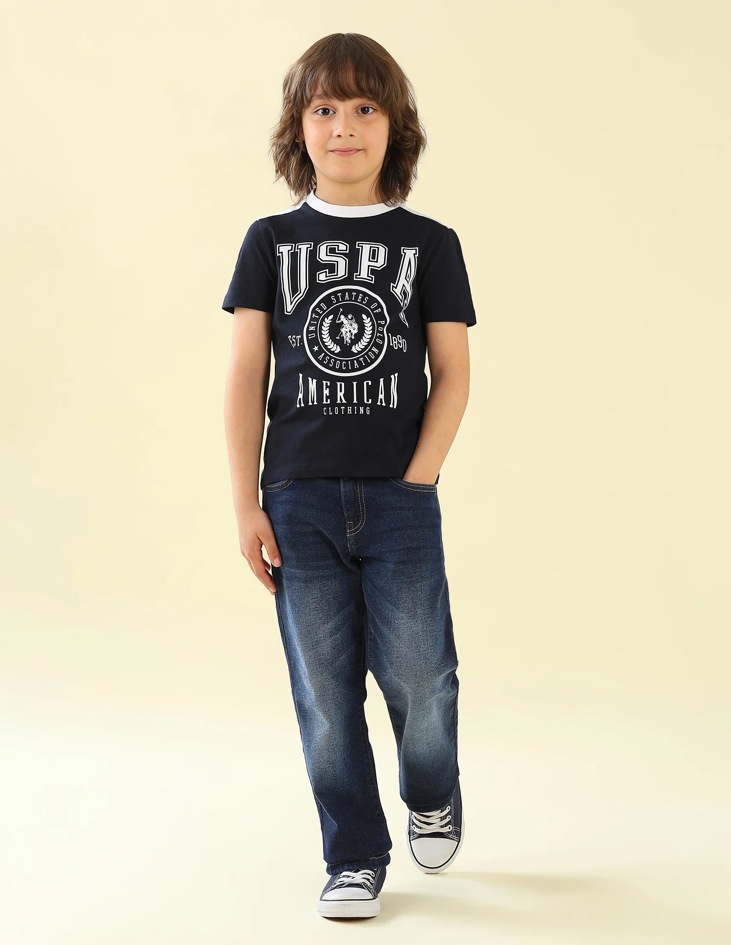 Graphic Brand Printed Regular Fit T-Shirt - Pack Of 2 - Image 4