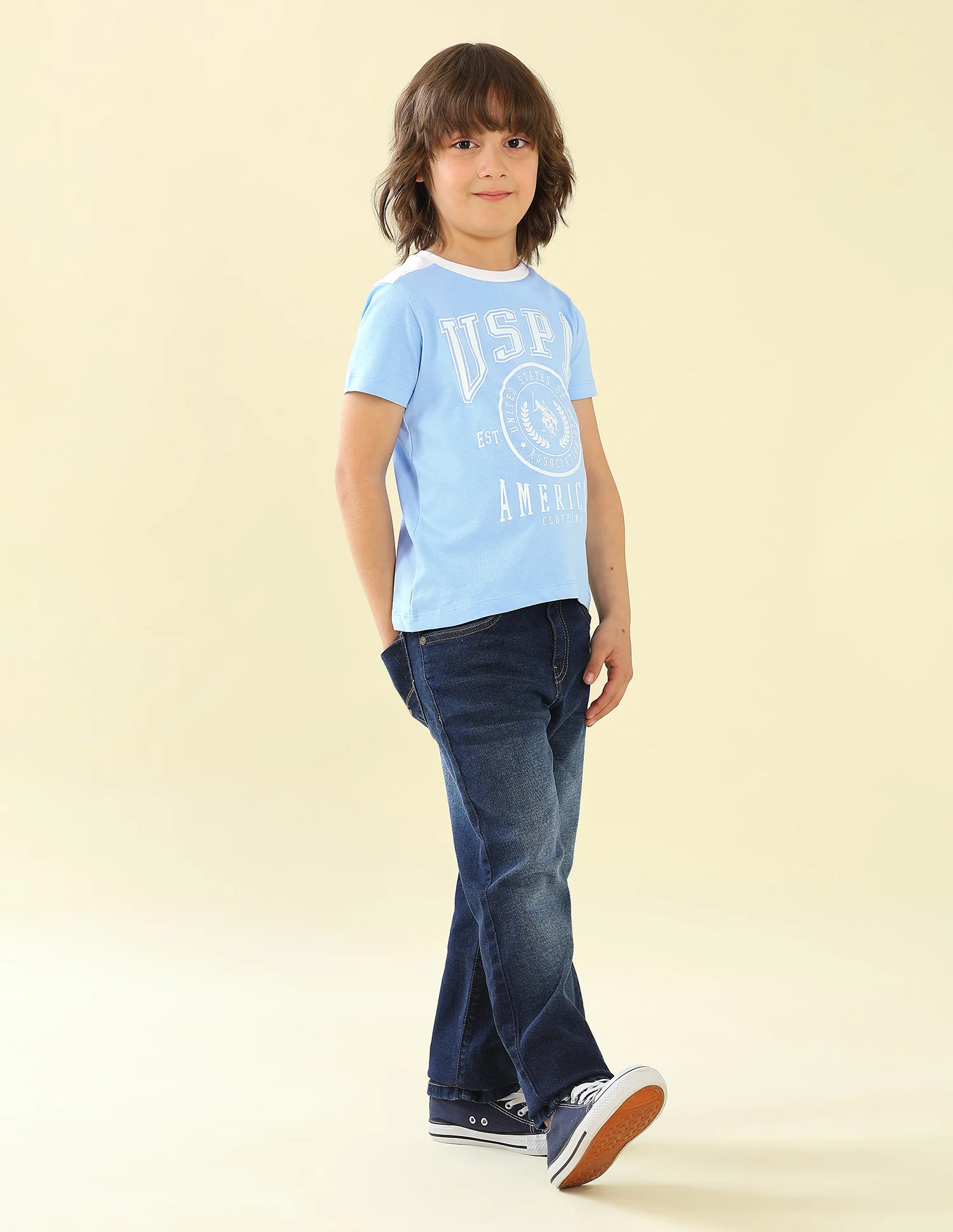 Graphic Brand Printed Regular Fit T-Shirt - Pack Of 2 - Image 5