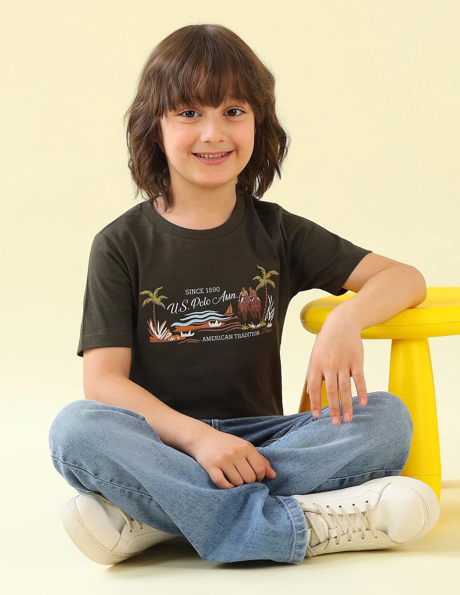 Graphic Brand Printed Regular Fit T-Shirt - Pack Of 2 - Image 3