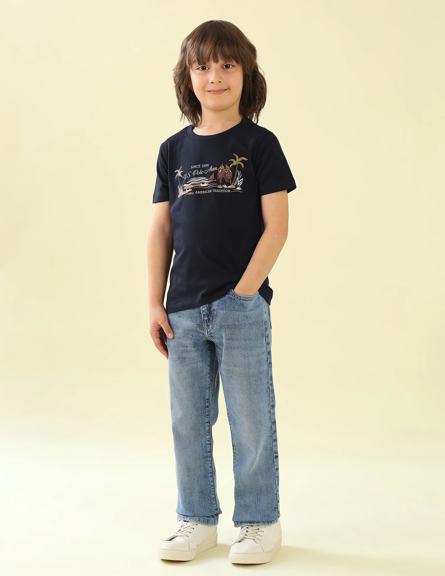 Graphic Brand Printed Regular Fit T-Shirt - Pack Of 2 - Image 4
