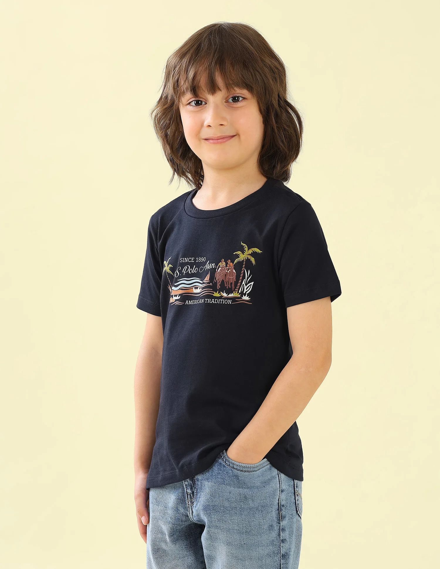 Graphic Brand Printed Regular Fit T-Shirt - Pack Of 2 - Image 6
