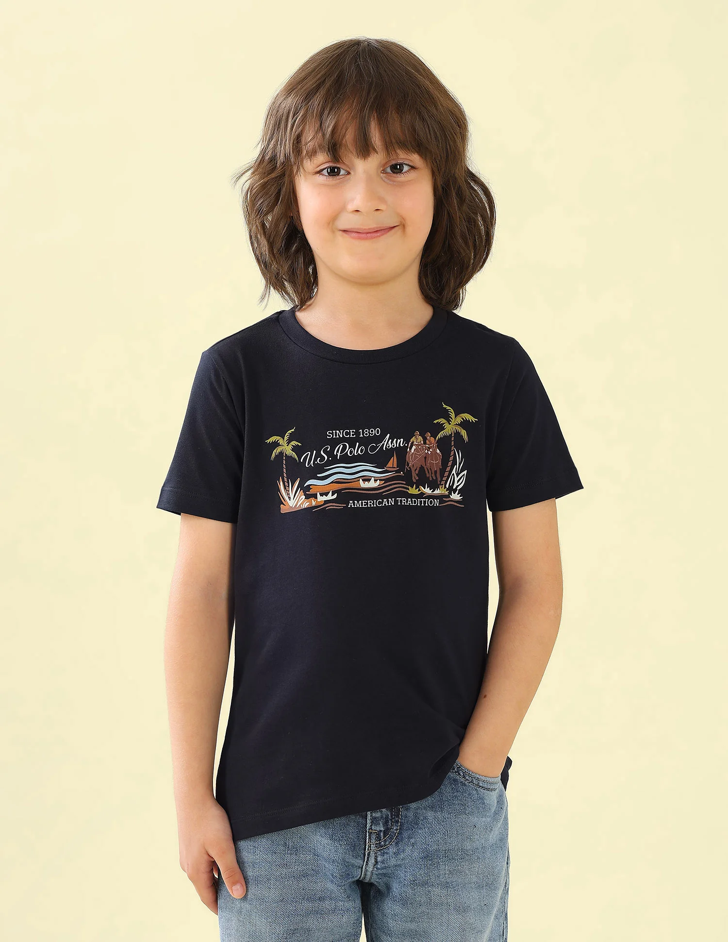 Graphic Brand Printed Regular Fit T-Shirt - Pack Of 2 - Image 9