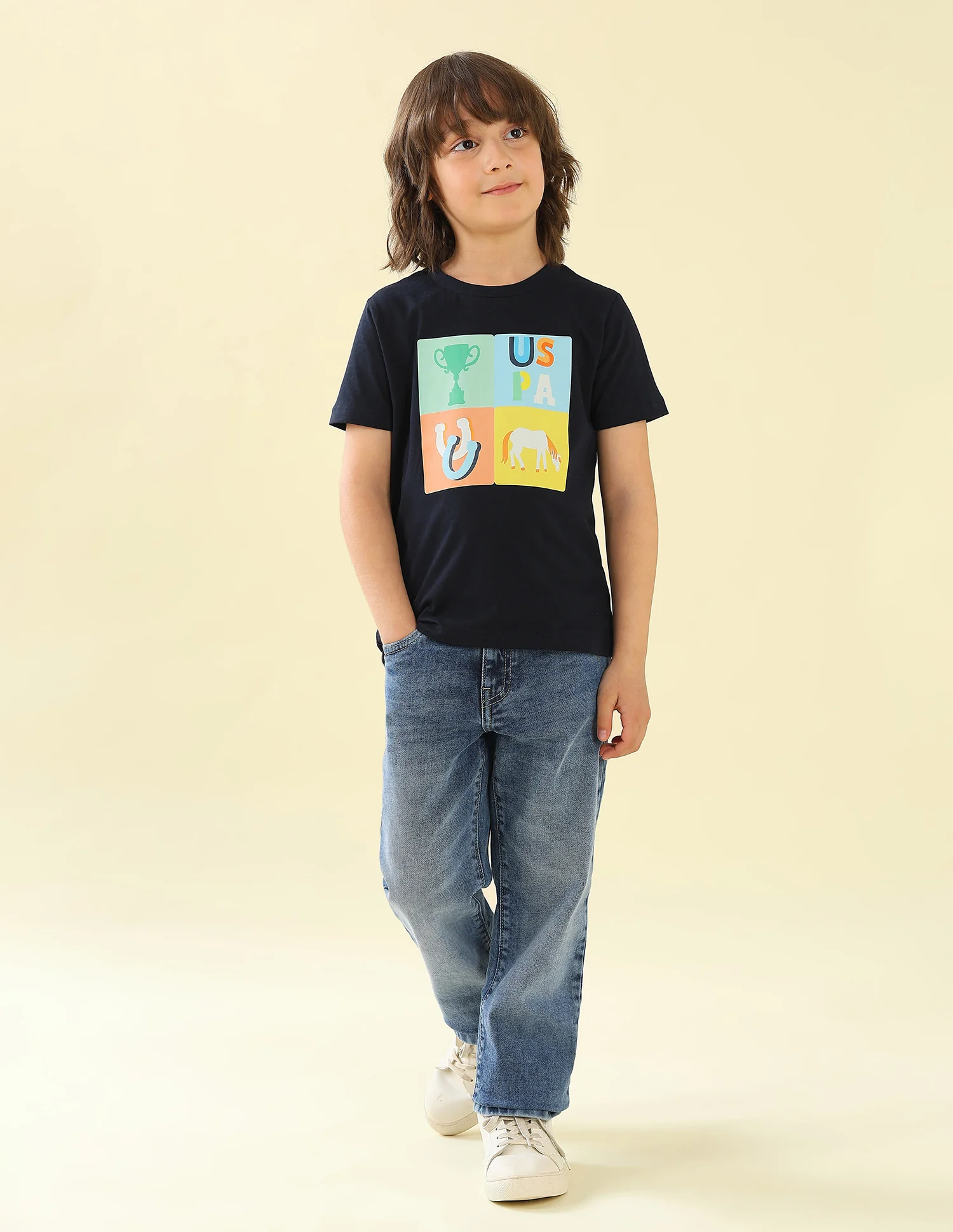 Graphic Brand Printed Regular Fit T-Shirt - Pack Of 2 - Image 4