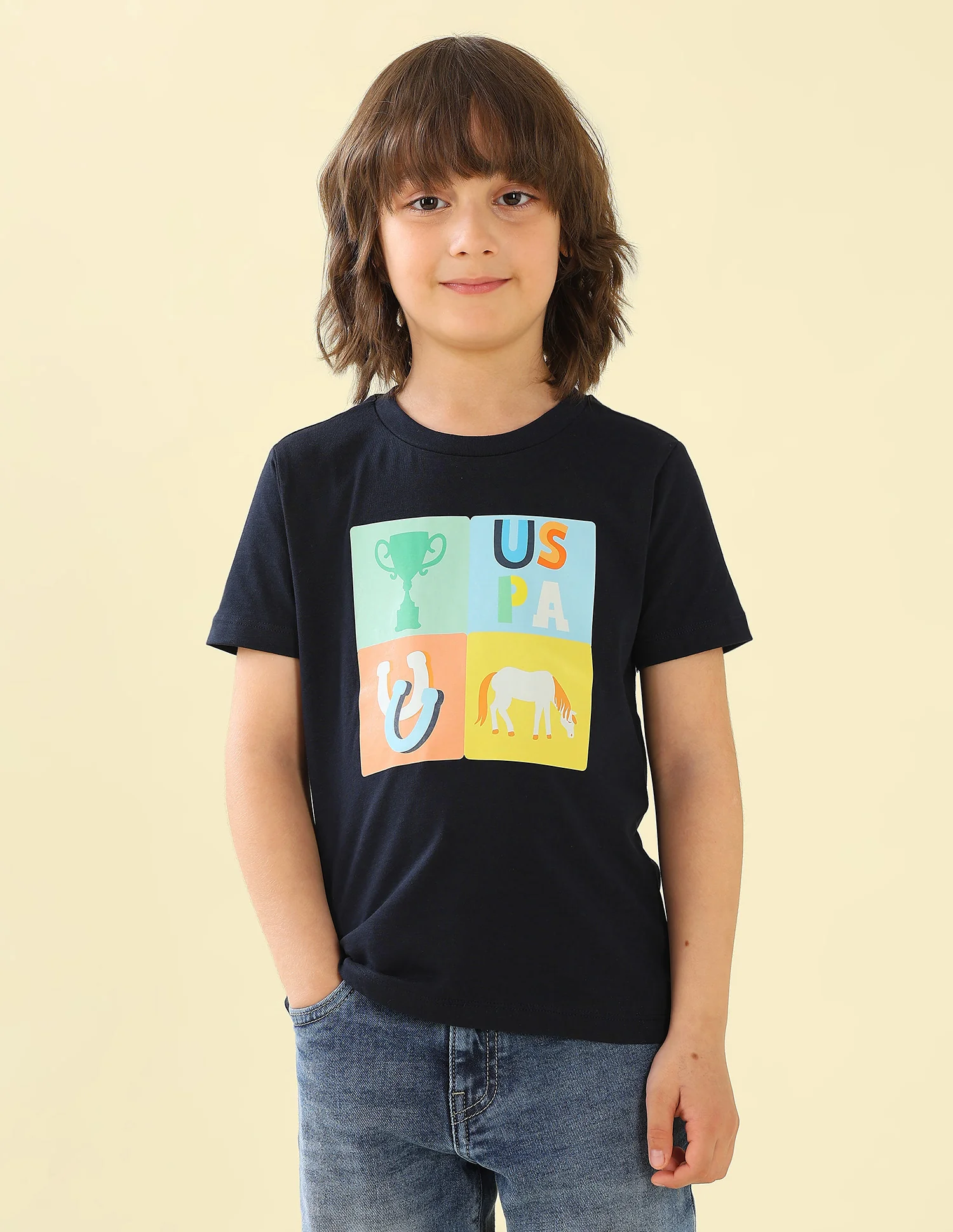 Graphic Brand Printed Regular Fit T-Shirt - Pack Of 2 - Image 9