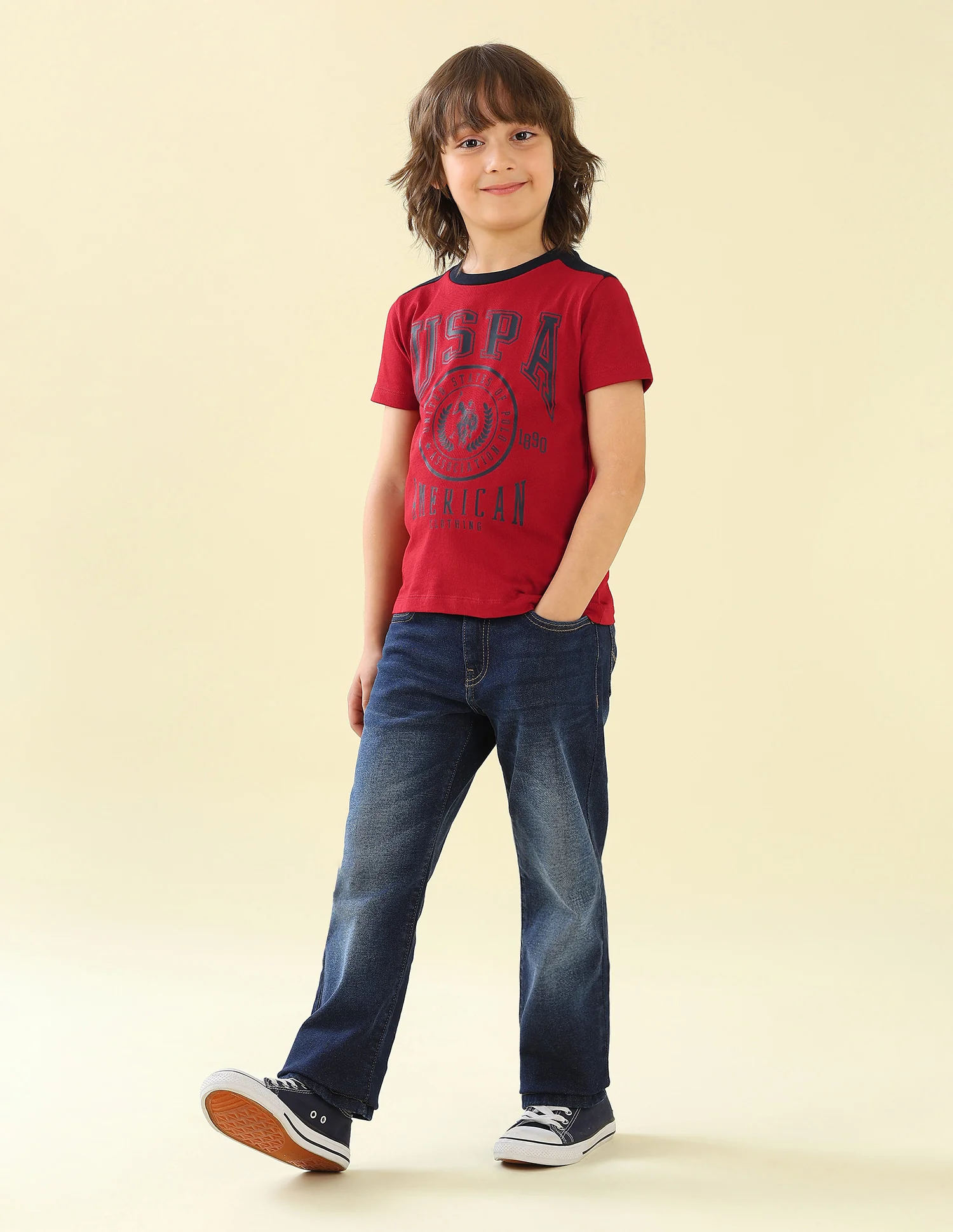Graphic Brand Printed Regular Fit T-Shirt - Pack Of 2 - Image 4