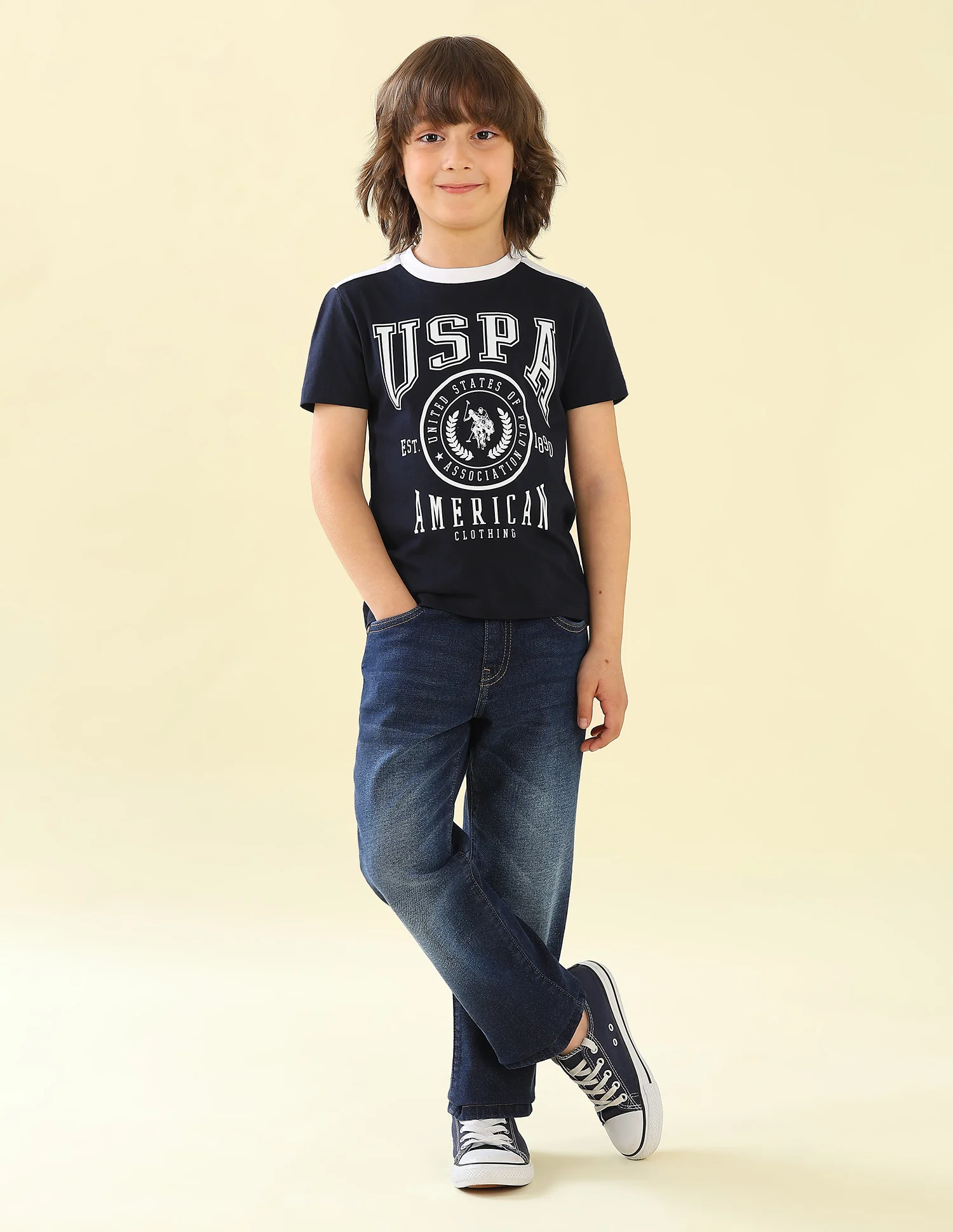 Graphic Brand Printed Regular Fit T-Shirt - Pack Of 2 - Image 5