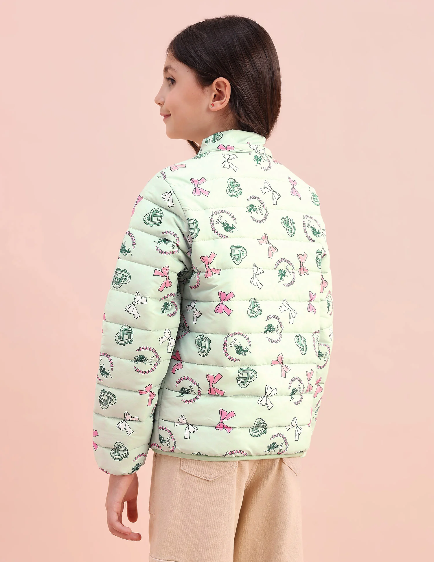 Graphic Printed Puffer Jacket - Image 10