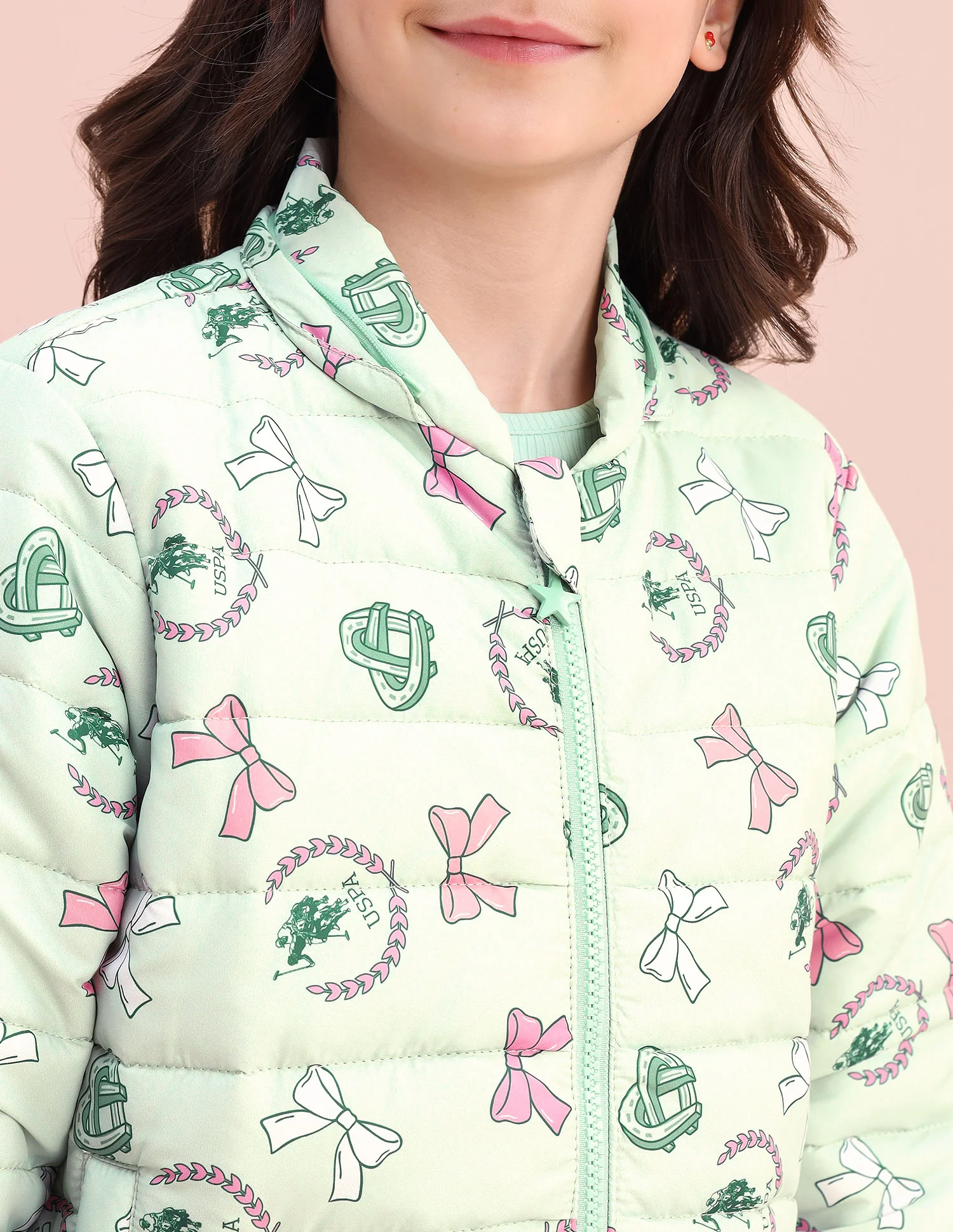 Graphic Printed Puffer Jacket - Image 11