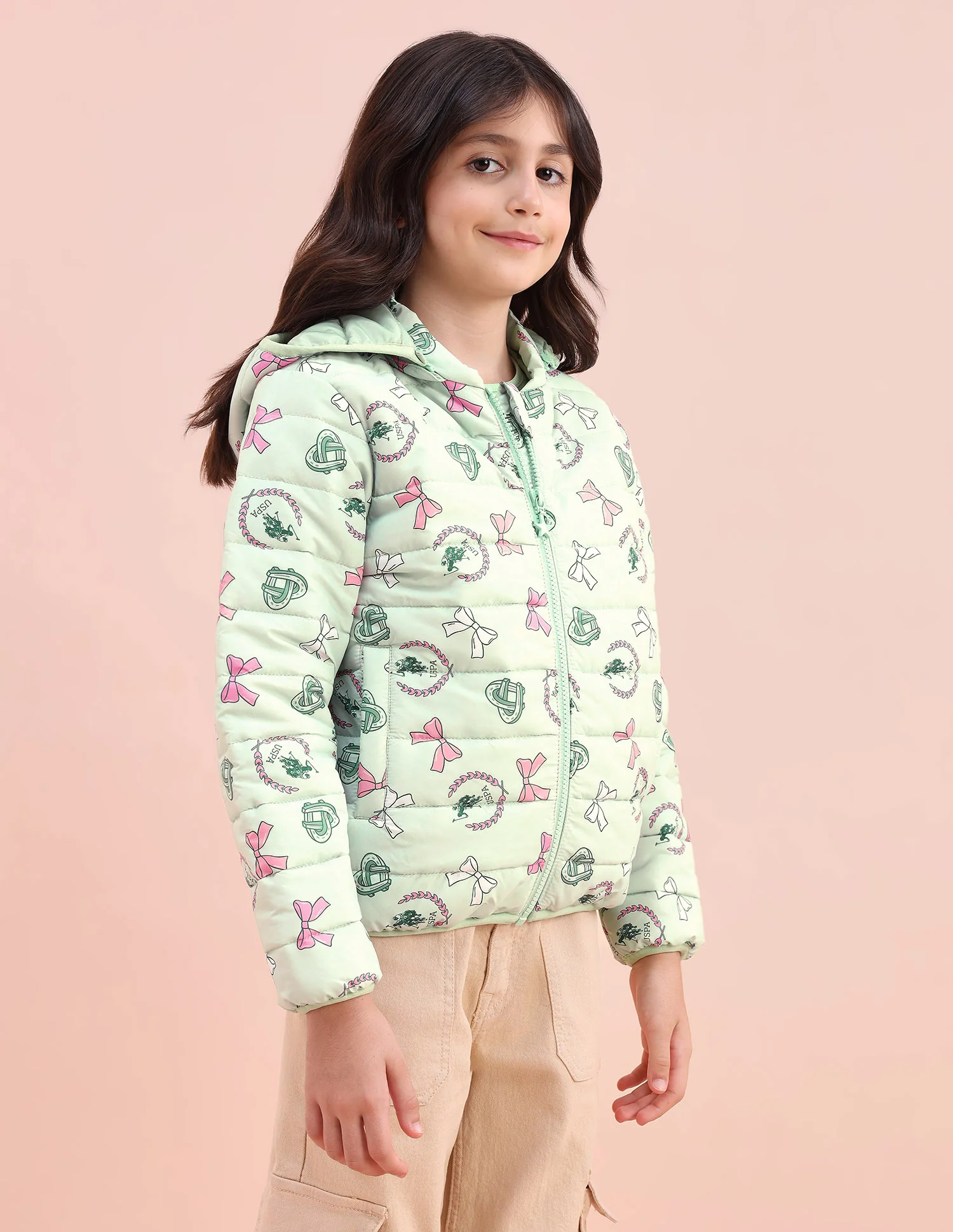 Graphic Printed Puffer Jacket - Image 12