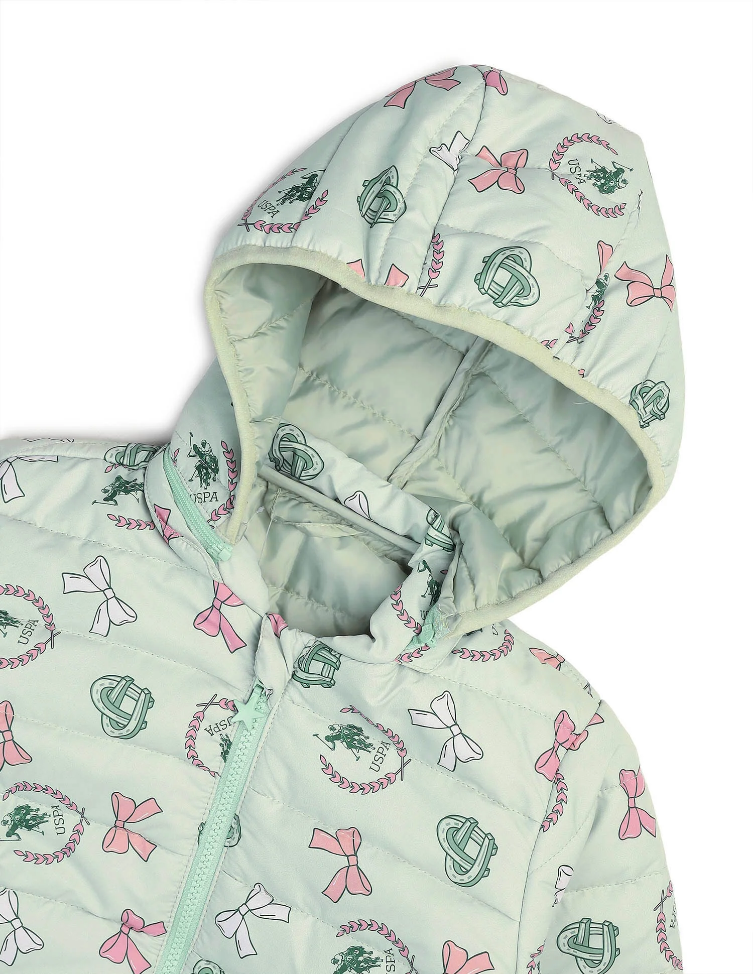 Graphic Printed Puffer Jacket - Image 2