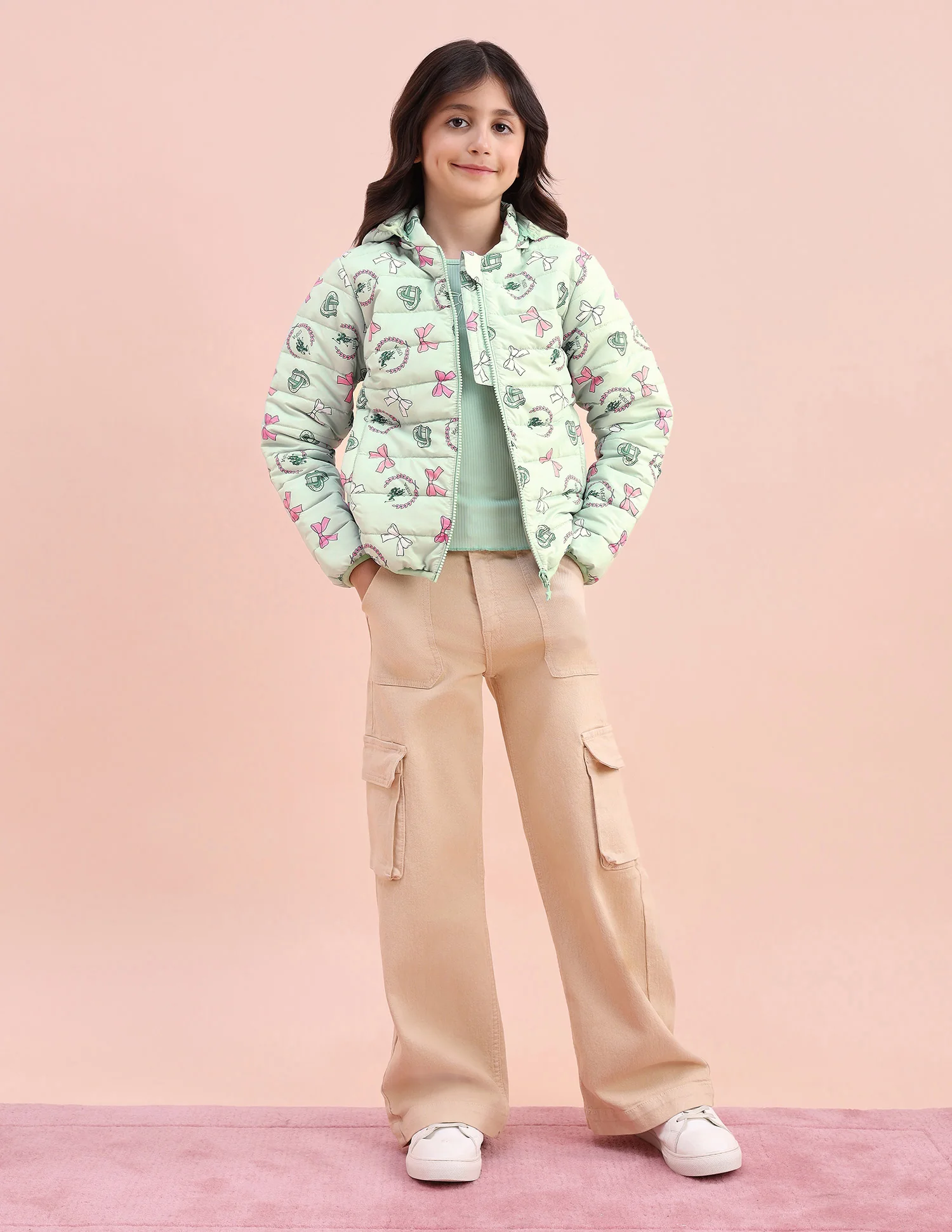 Graphic Printed Puffer Jacket - Image 3