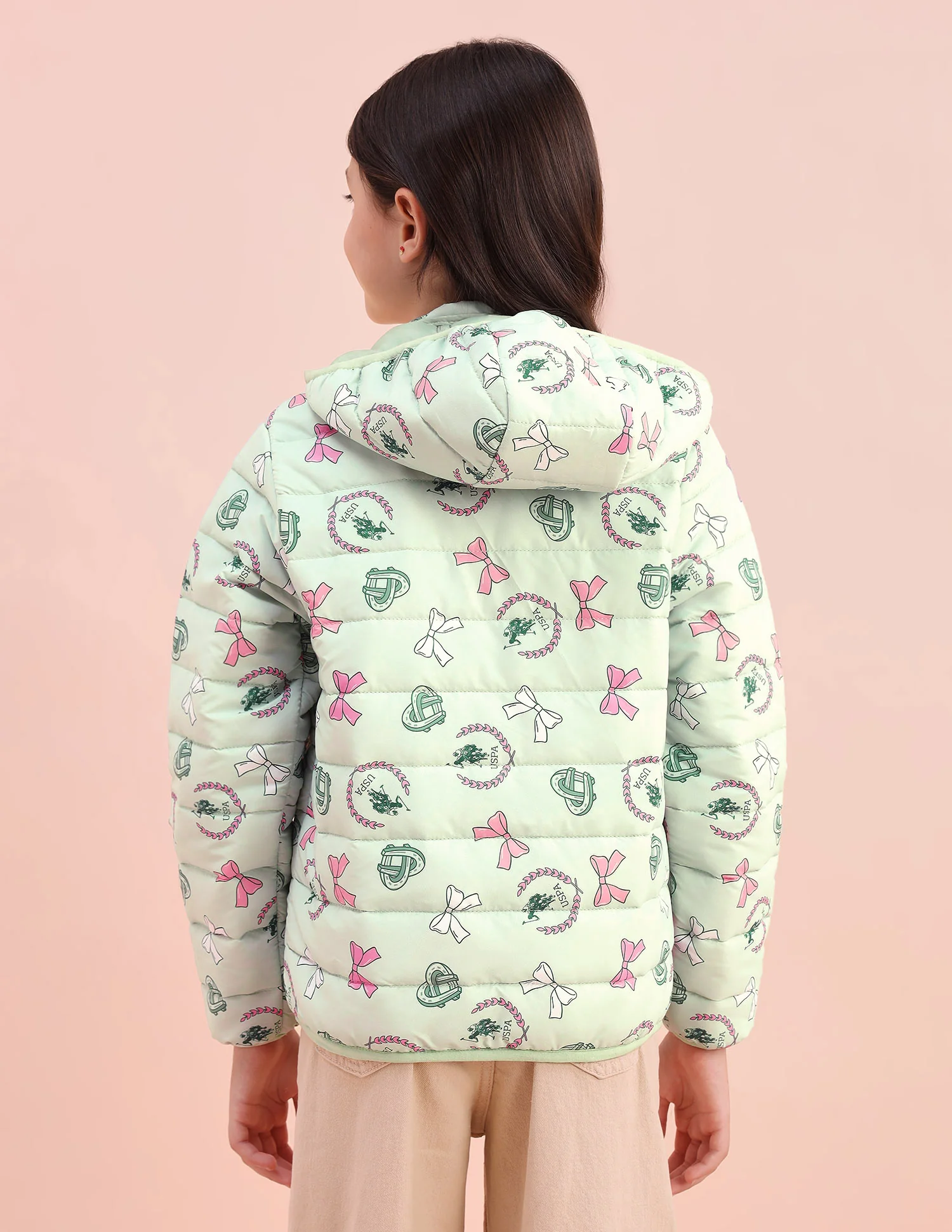 Graphic Printed Puffer Jacket - Image 5
