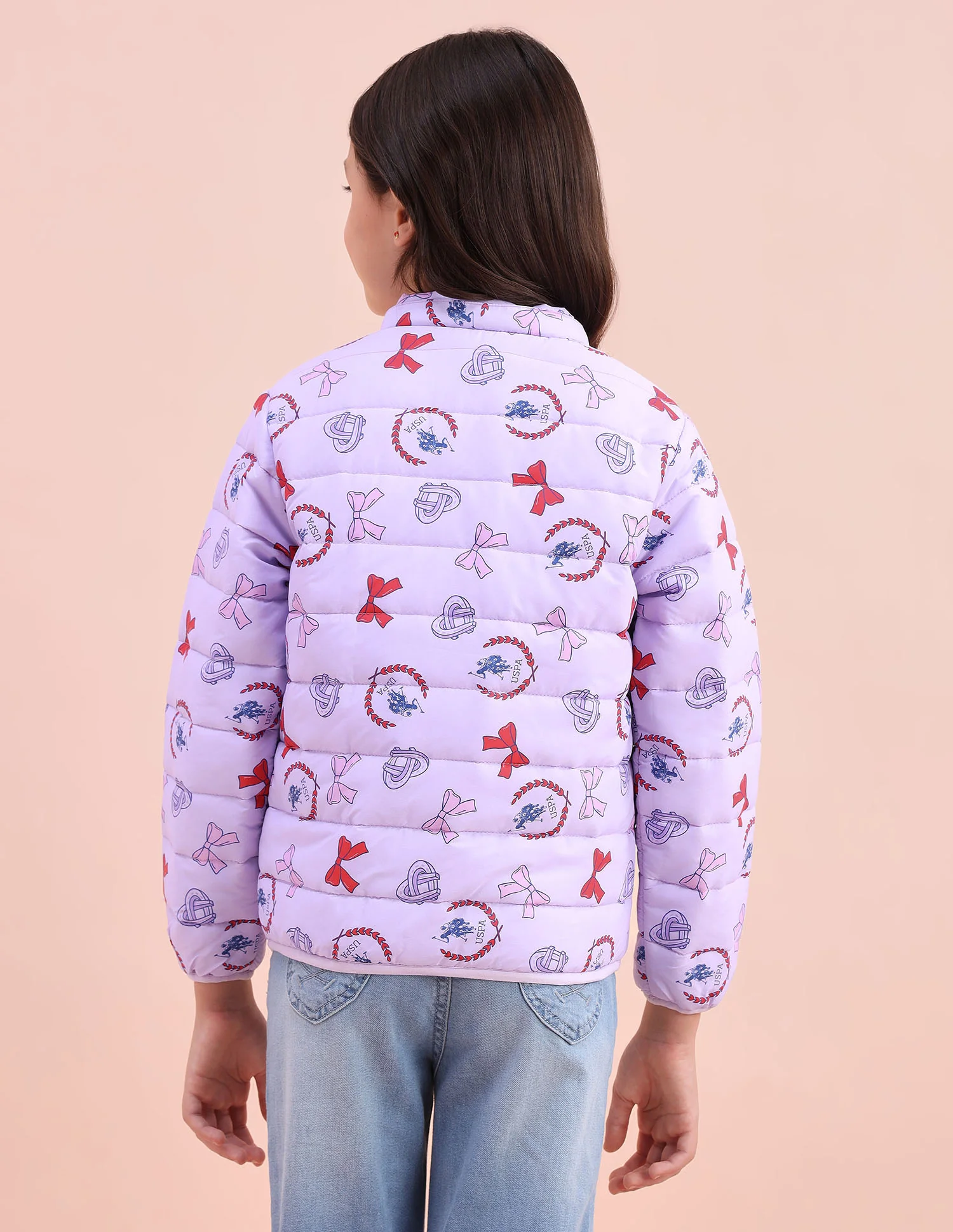 Graphic Printed Puffer Jacket - Image 10