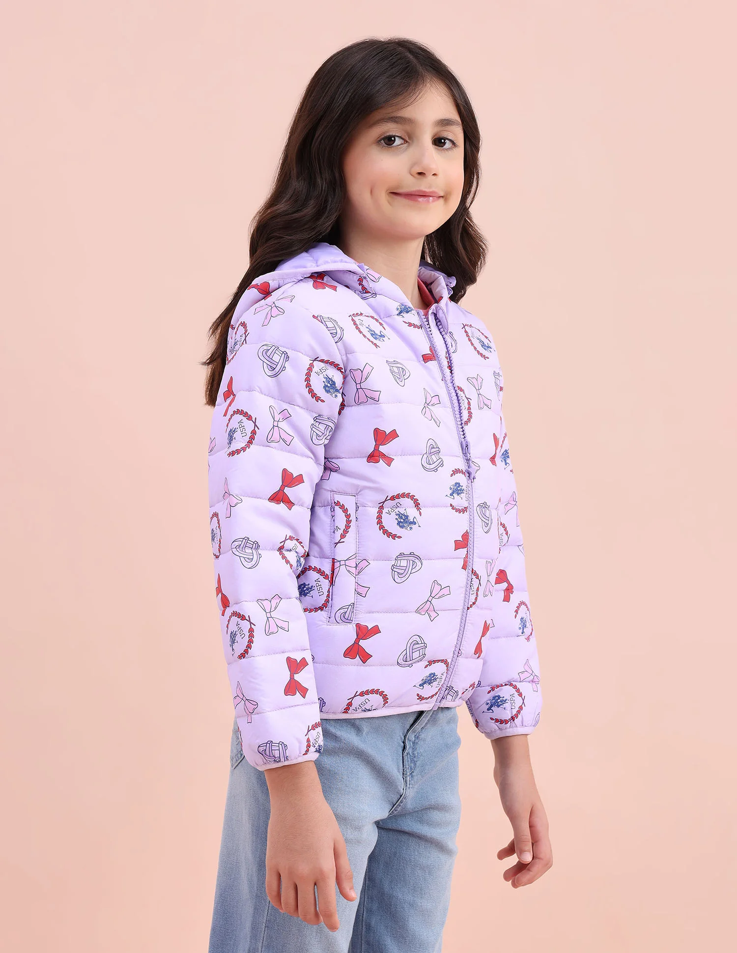 Graphic Printed Puffer Jacket - Image 12