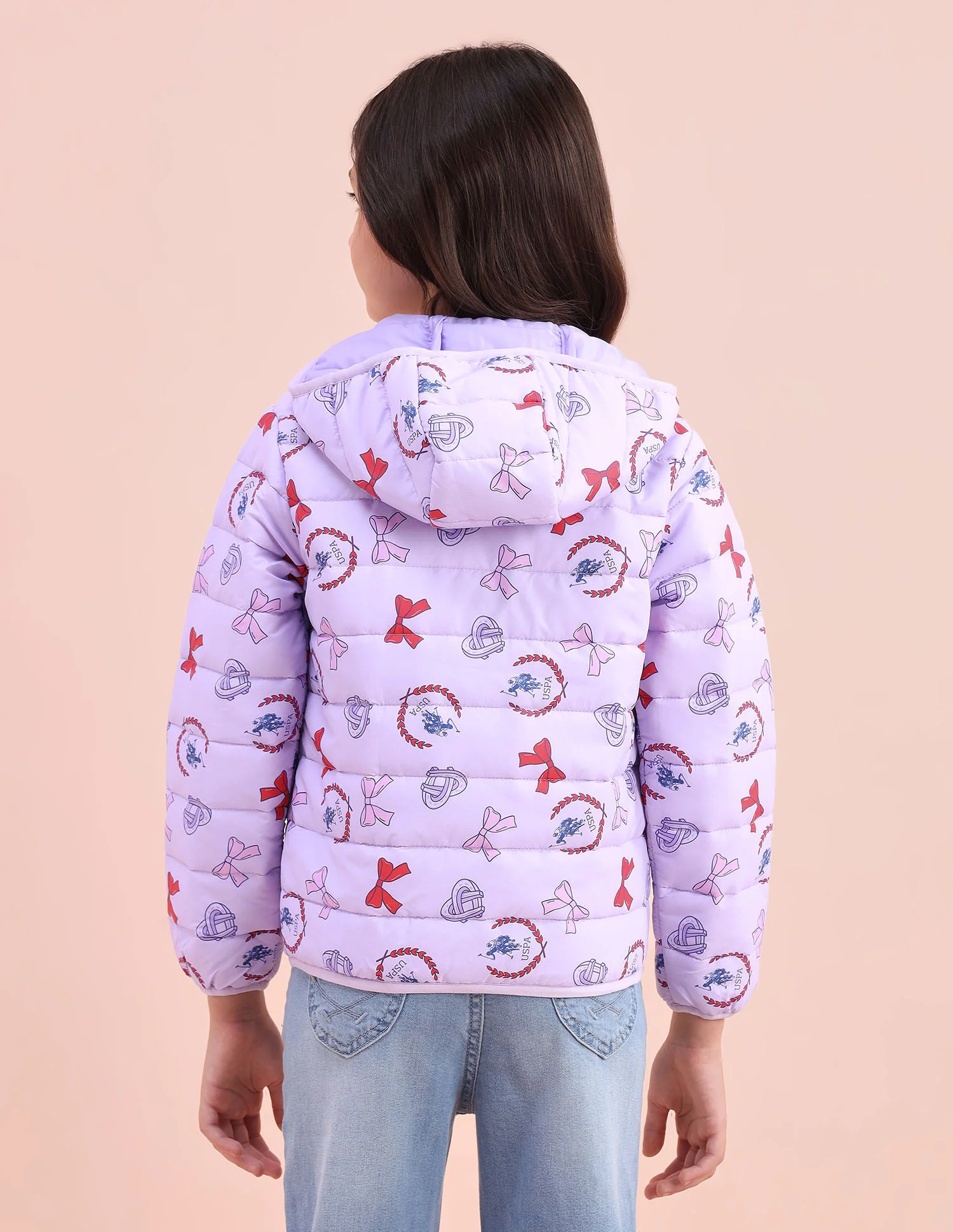 Graphic Printed Puffer Jacket - Image 5