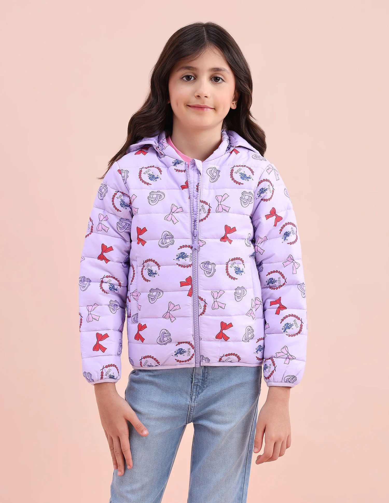 Graphic Printed Puffer Jacket - Image 6