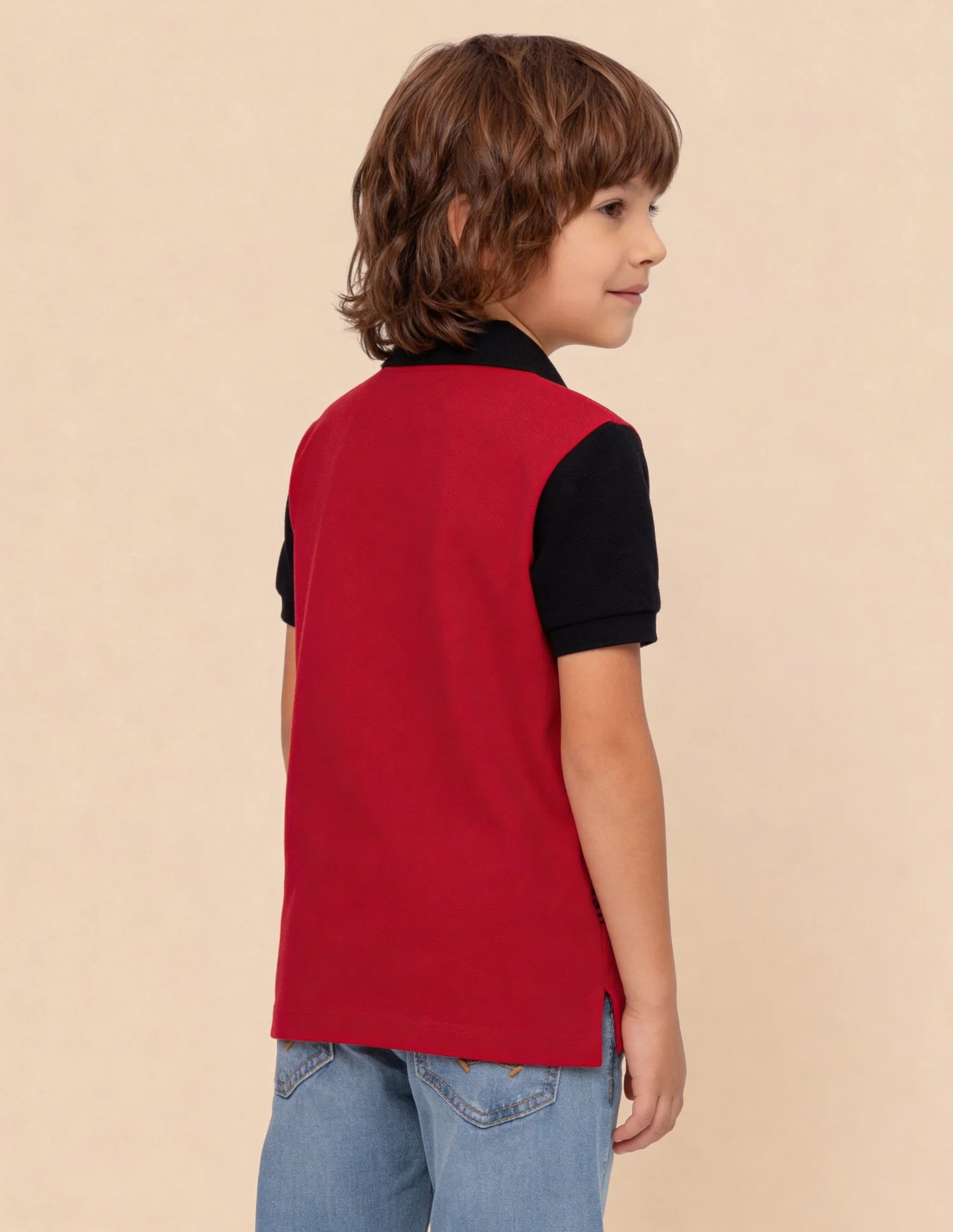 Graphic Printed Regular Fit Polo Shirt - Image 5