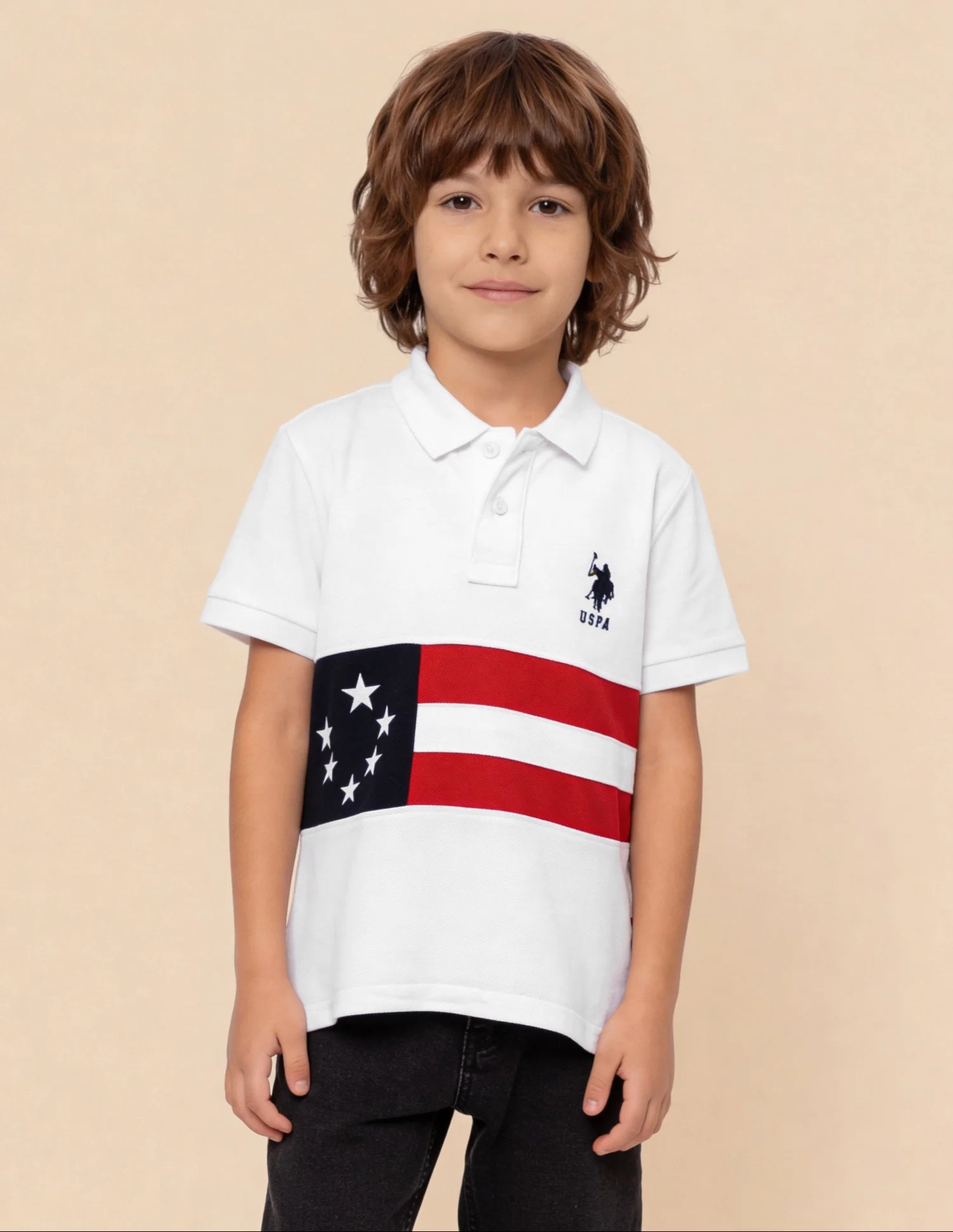 Graphic Printed Regular Fit Polo Shirt - Image 4