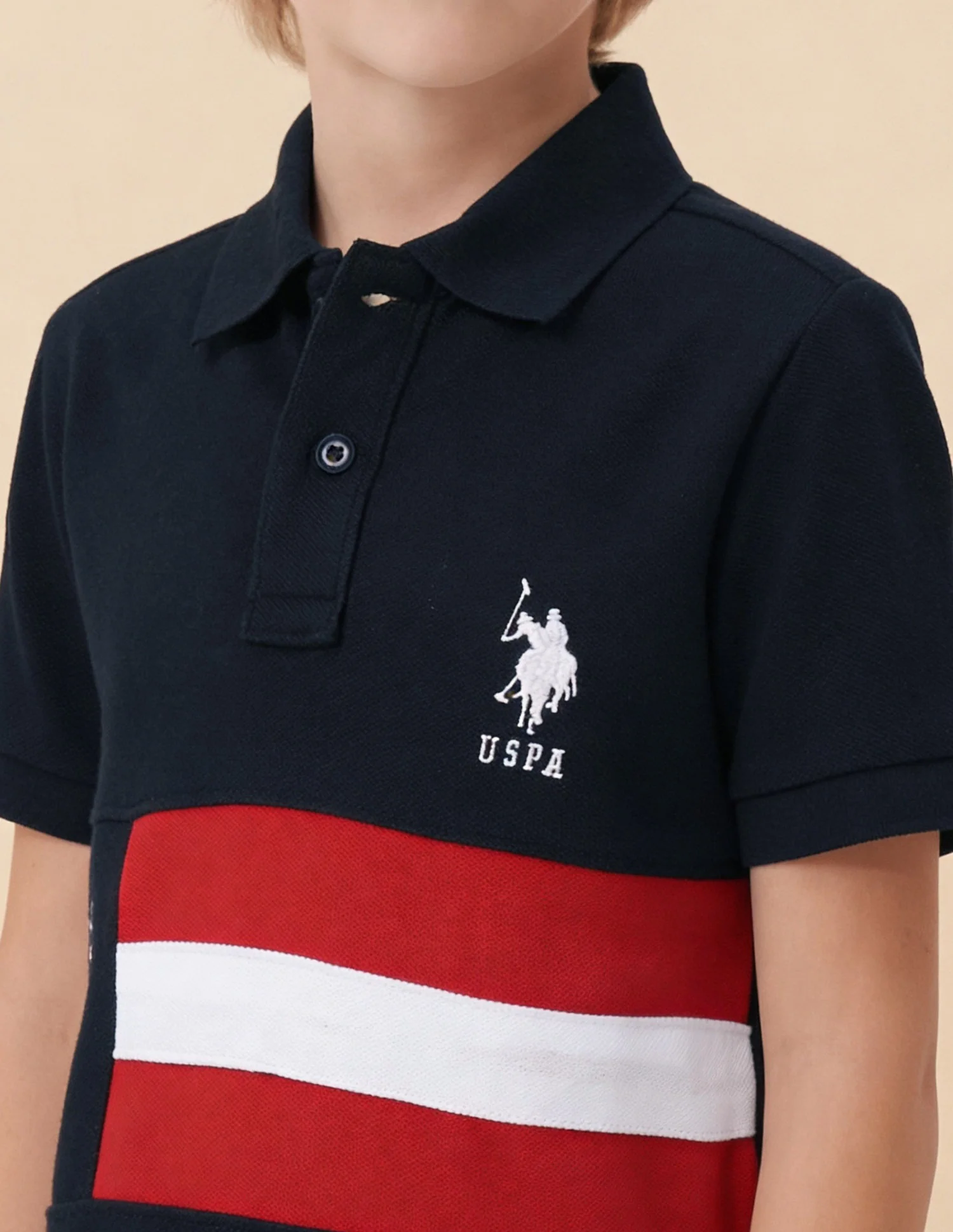 Graphic Printed Regular Fit Polo Shirt - Image 6