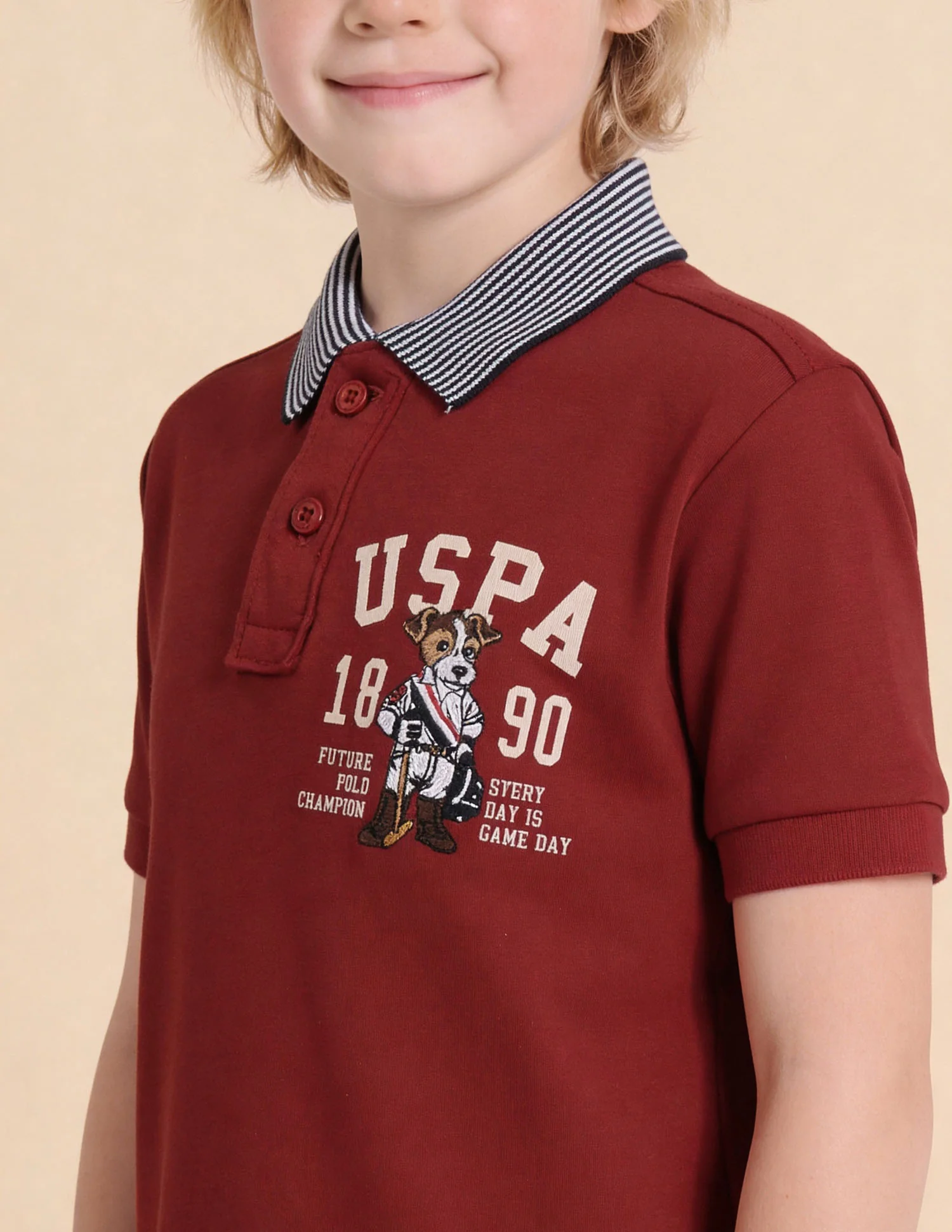 Graphic Printed Regular Fit Polo Shirt - Image 6