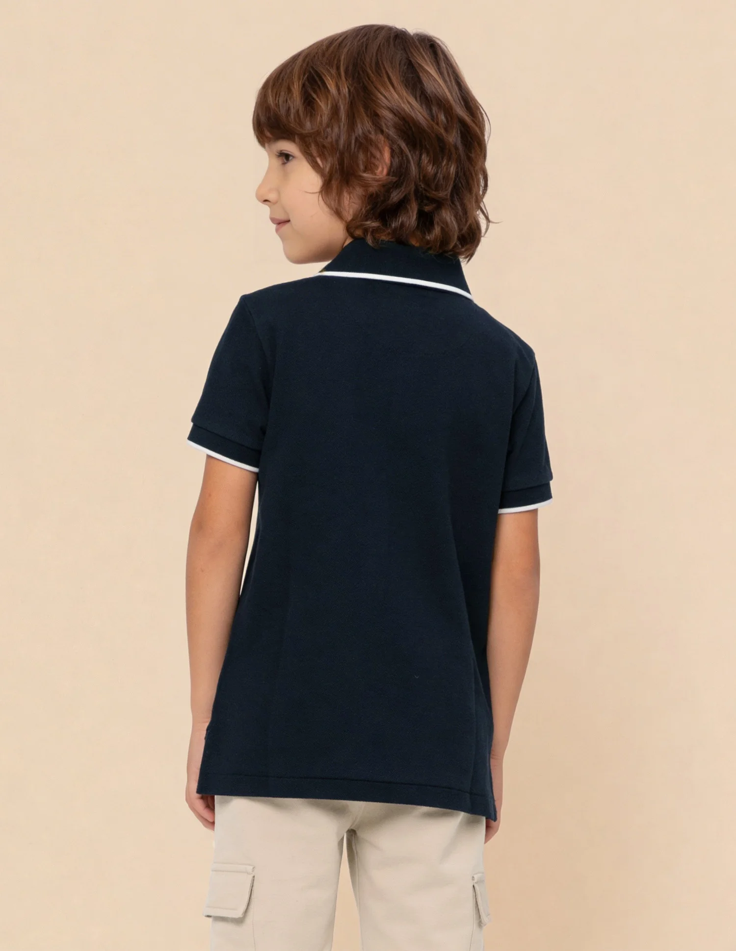 Graphic Printed Regular Fit Polo Shirt - Image 5