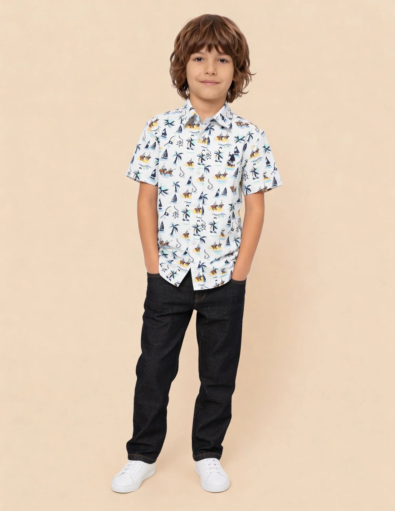 Graphic Printed Regular Fit Shirt - Image 3