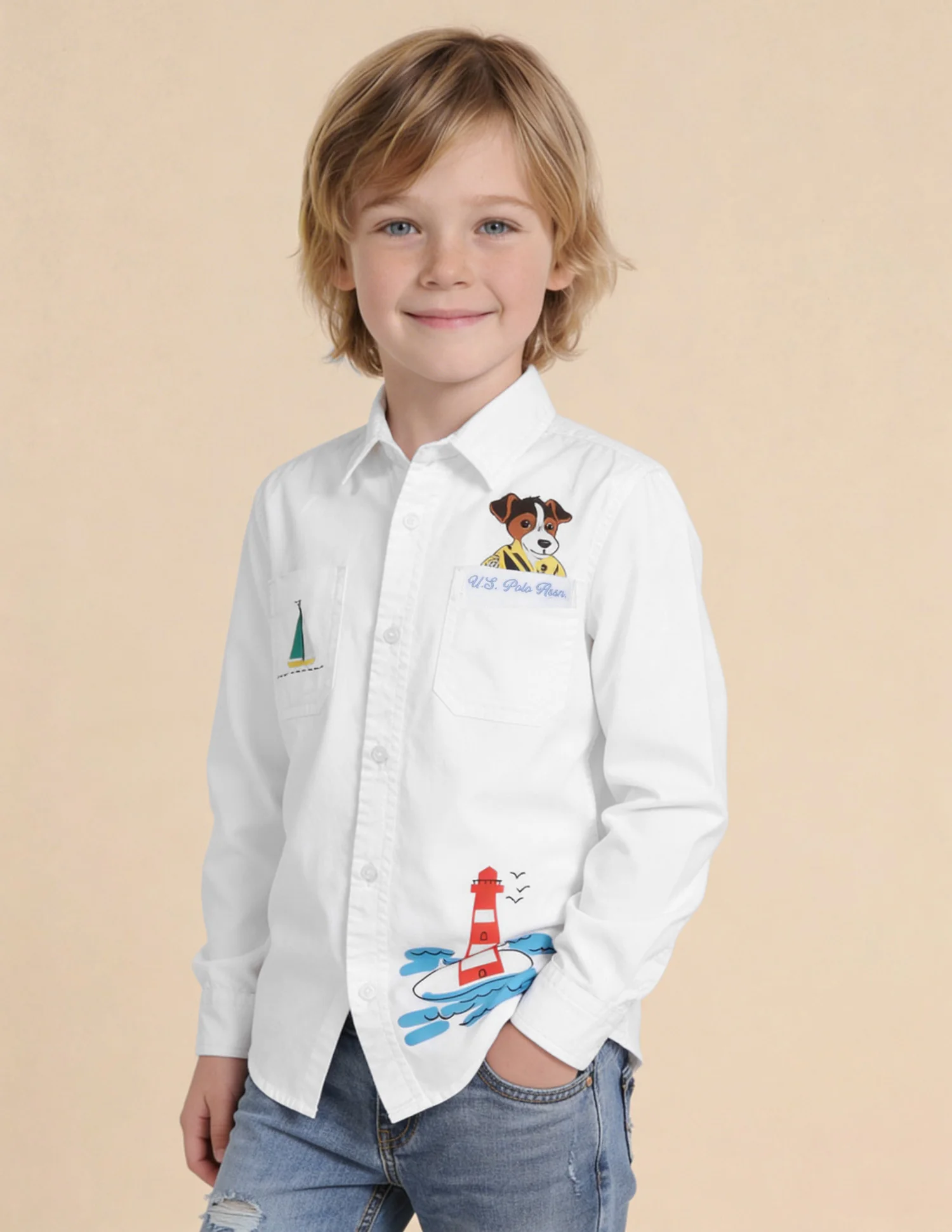 Graphic Printed Regular Fit Shirt - Image 4