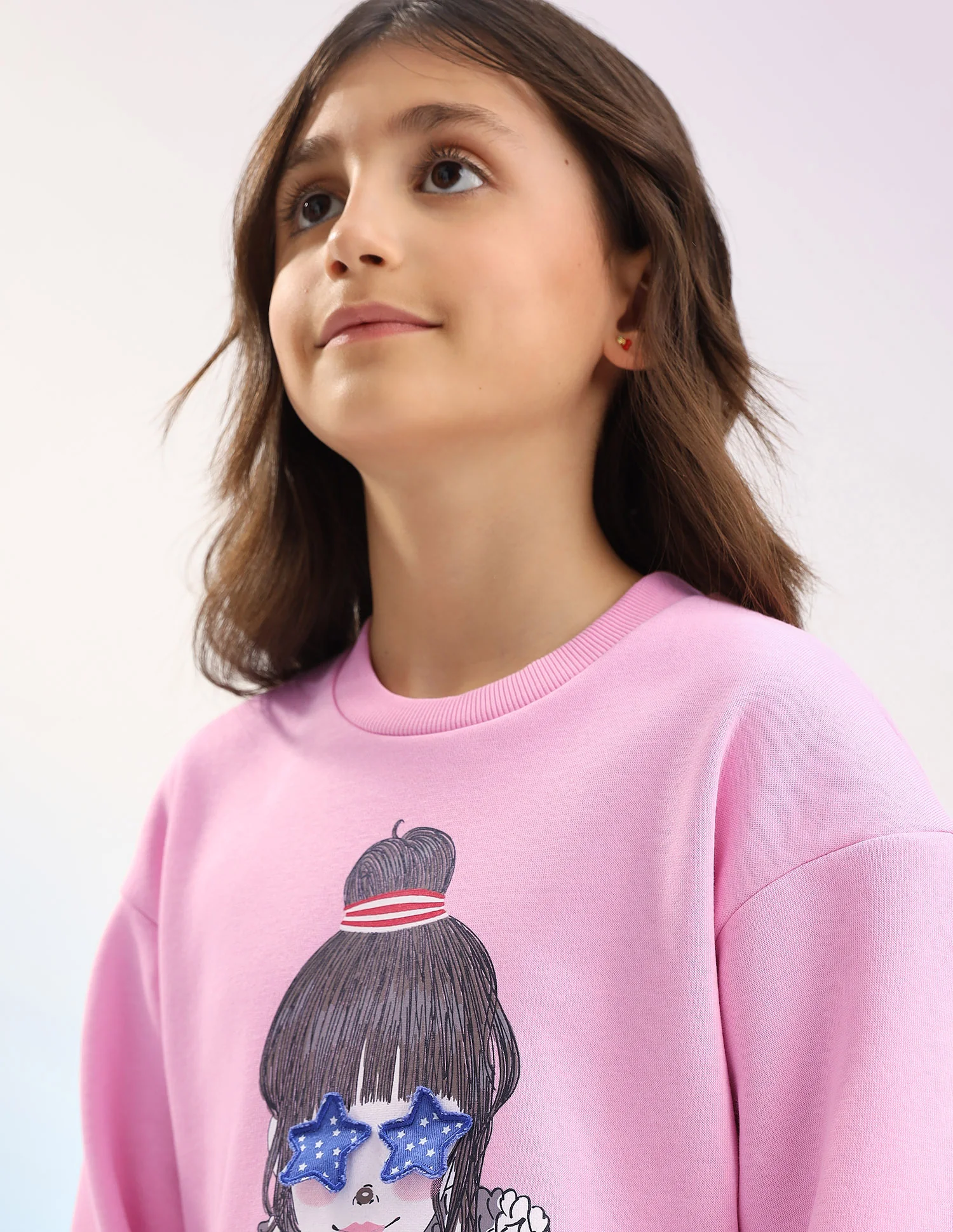 Graphic Printed Regular Fit Sweatshirt - Image 7
