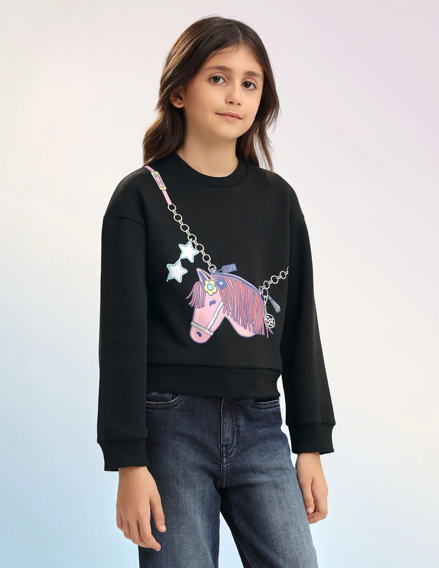 Graphic Printed Regular Fit Sweatshirt - Image 4