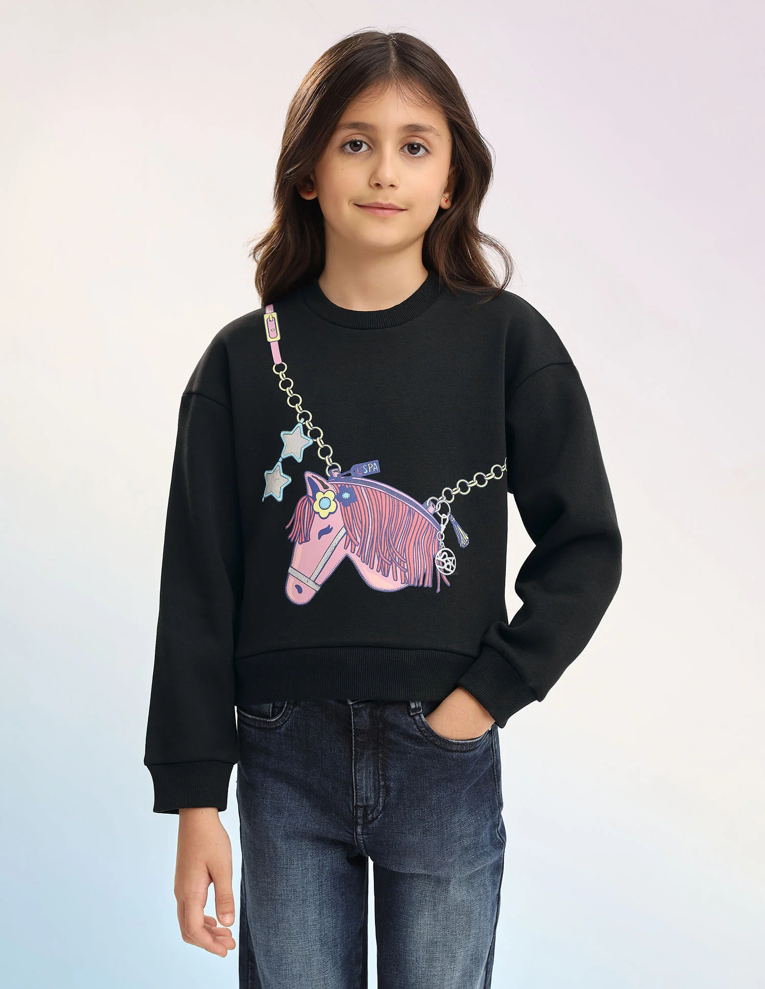 Graphic Printed Regular Fit Sweatshirt - Image 6