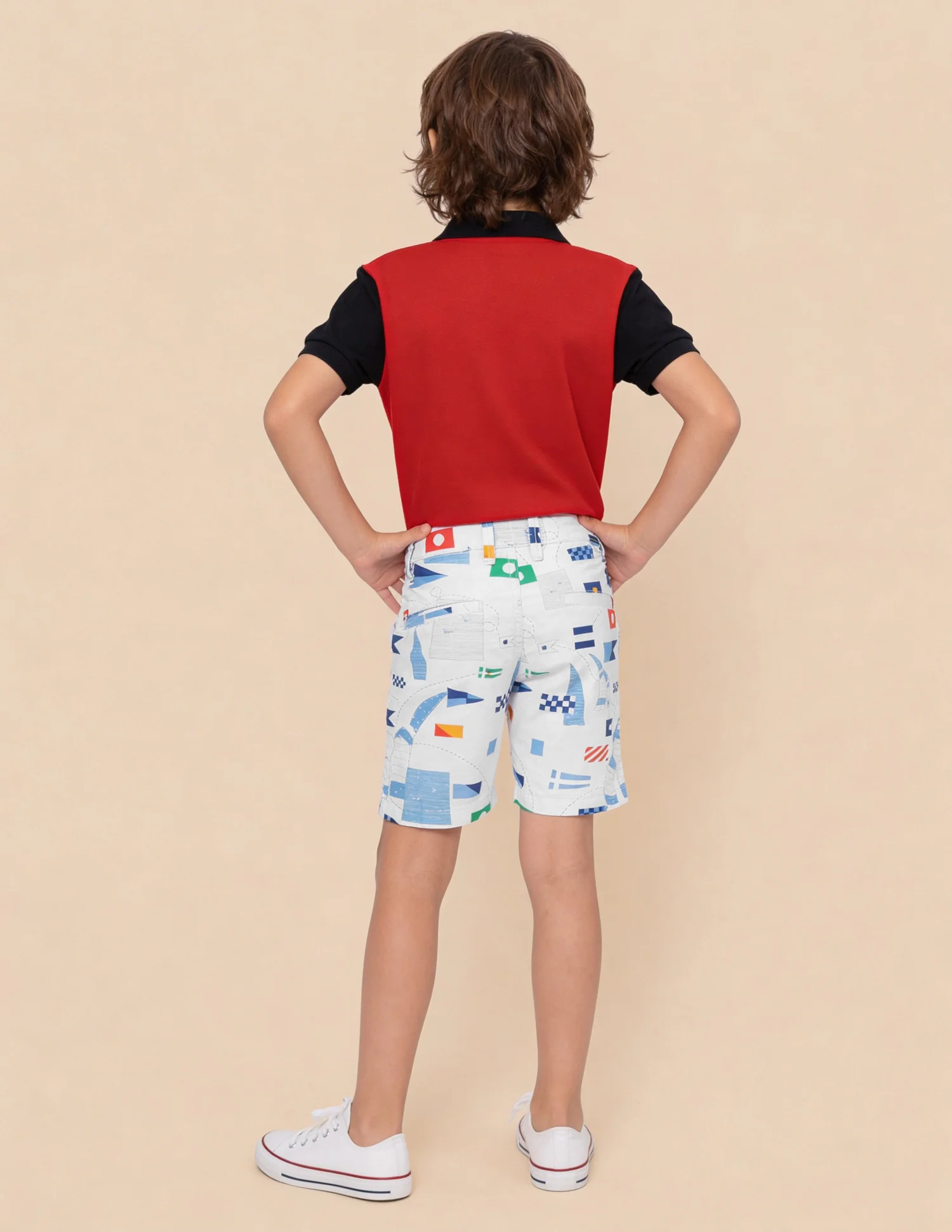 Graphic Printed Relaxed Fit Shorts - Image 4