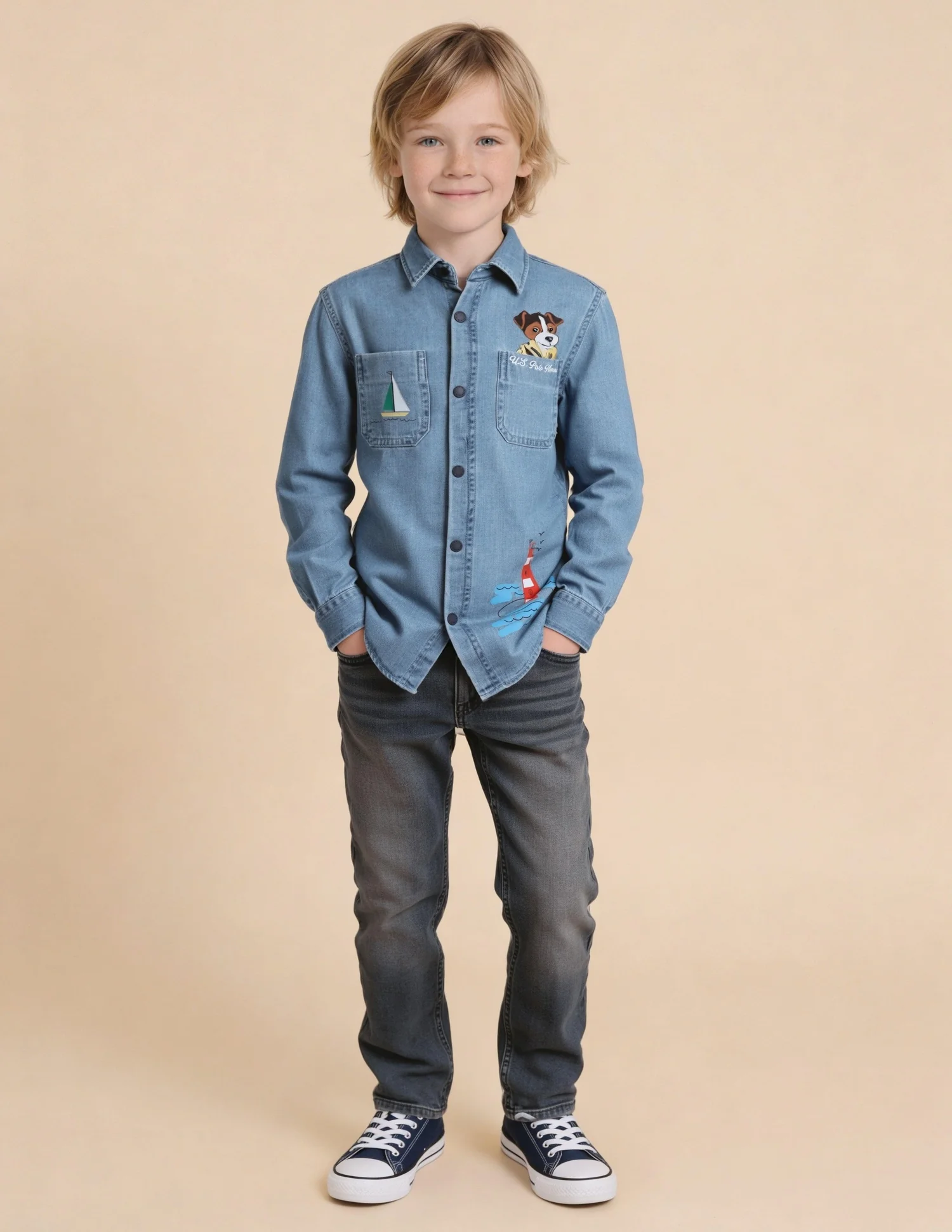 Graphic Printed Twill Shirt - Image 3