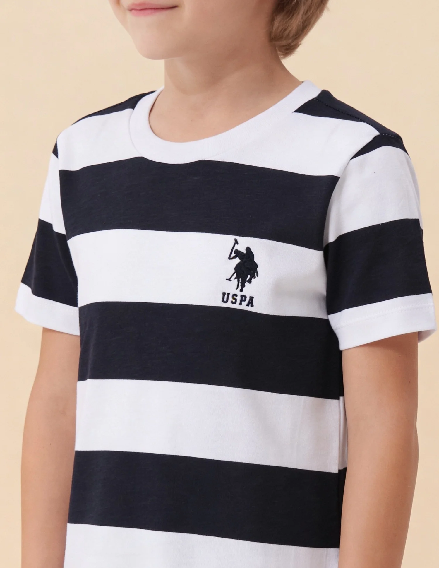 Horizontal Striped And Solid Regular Fit T-Shirt - Pack Of 2 - Image 11