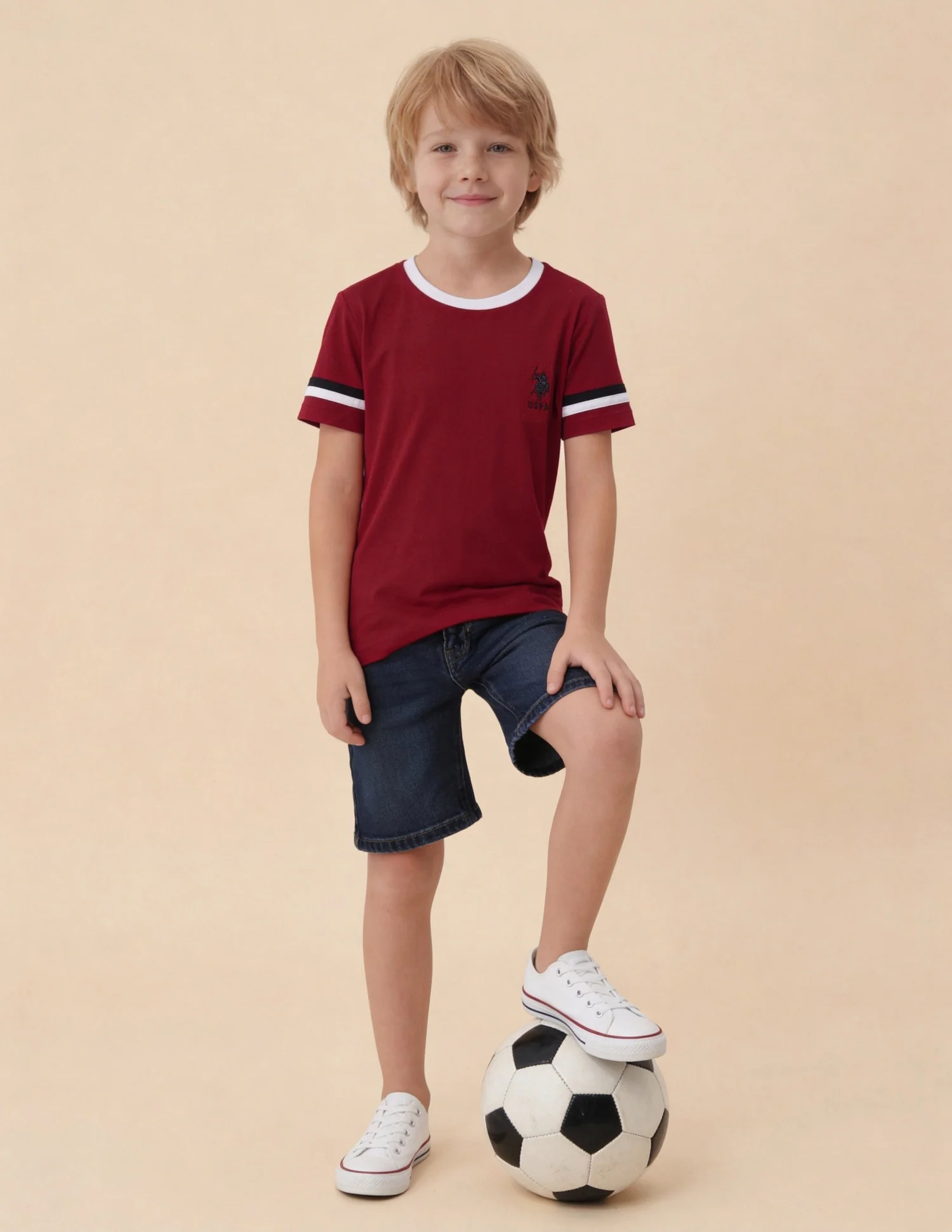Horizontal Striped And Solid Regular Fit T-Shirt - Pack Of 2 - Image 3