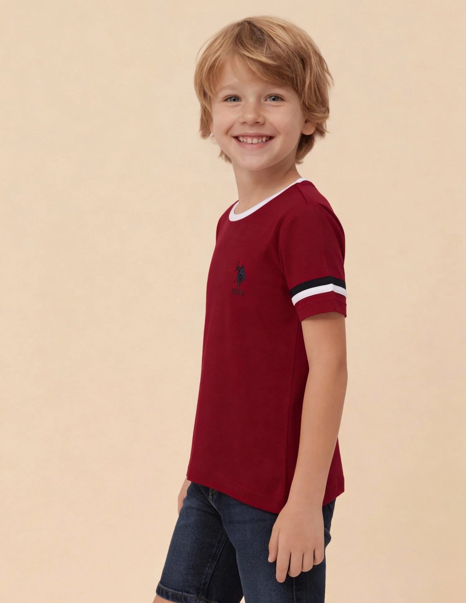 Horizontal Striped And Solid Regular Fit T-Shirt - Pack Of 2 - Image 7