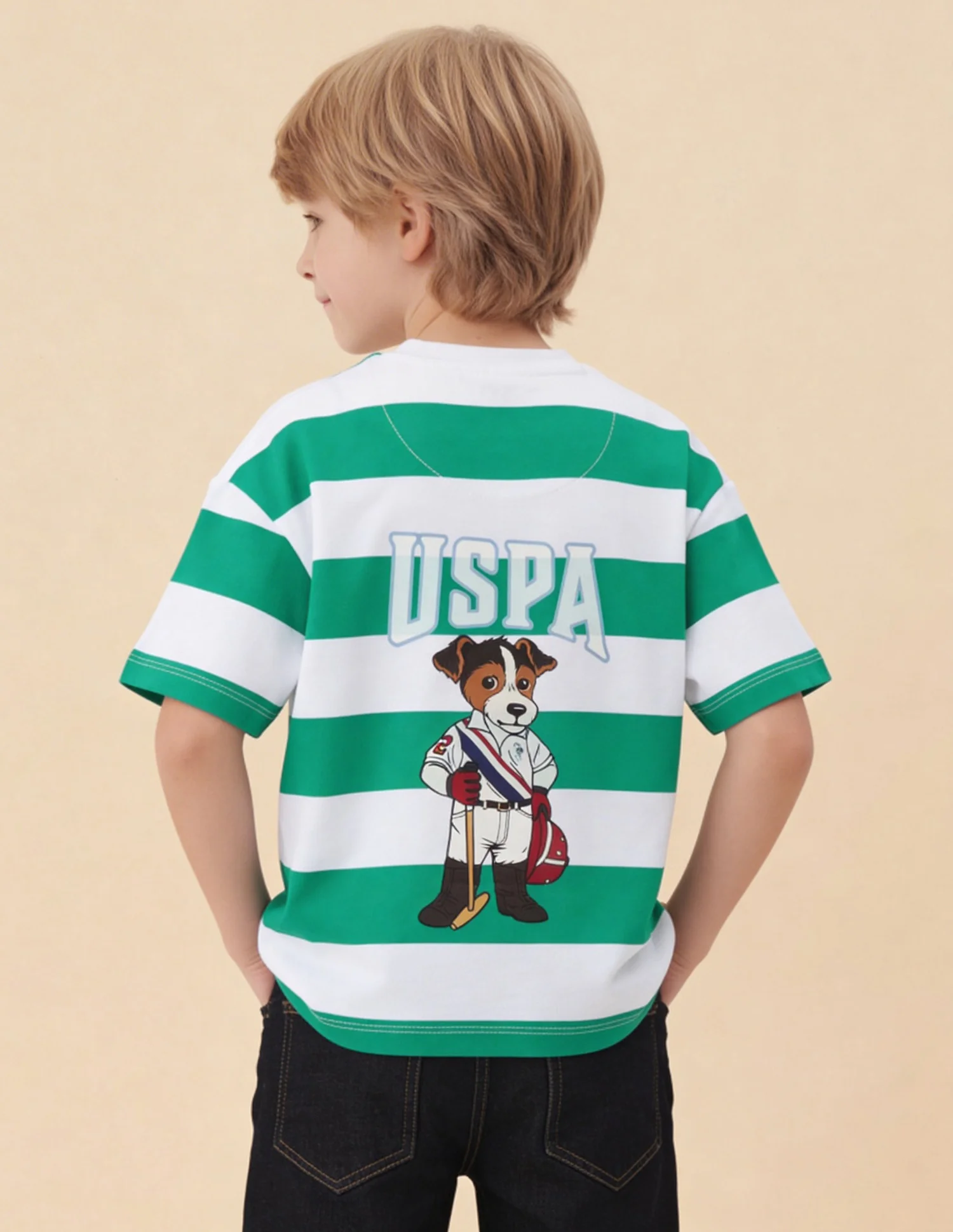 Horizontal Striped Oversized Fit T-Shirt - Image 5