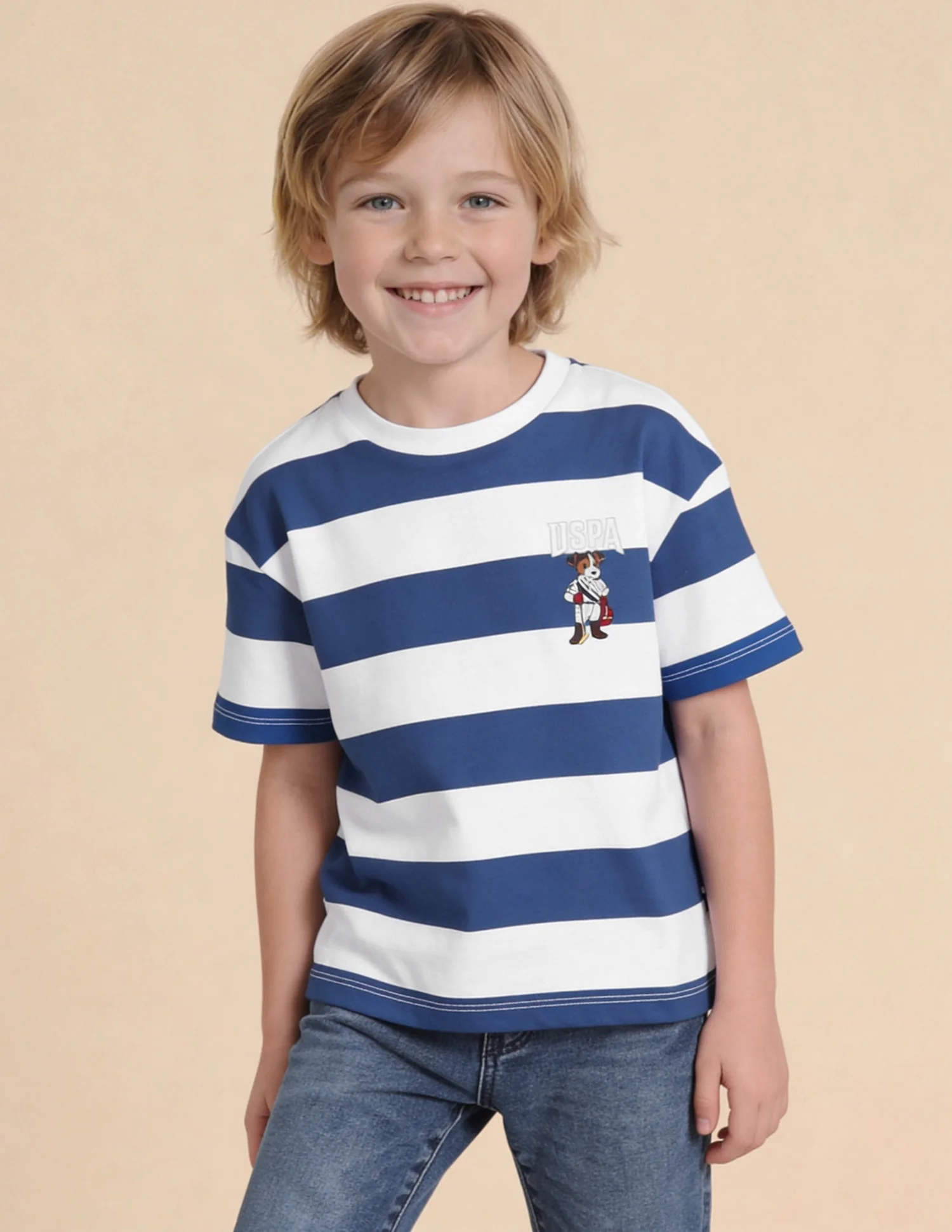 Horizontal Striped Oversized Fit T-Shirt - Image 4