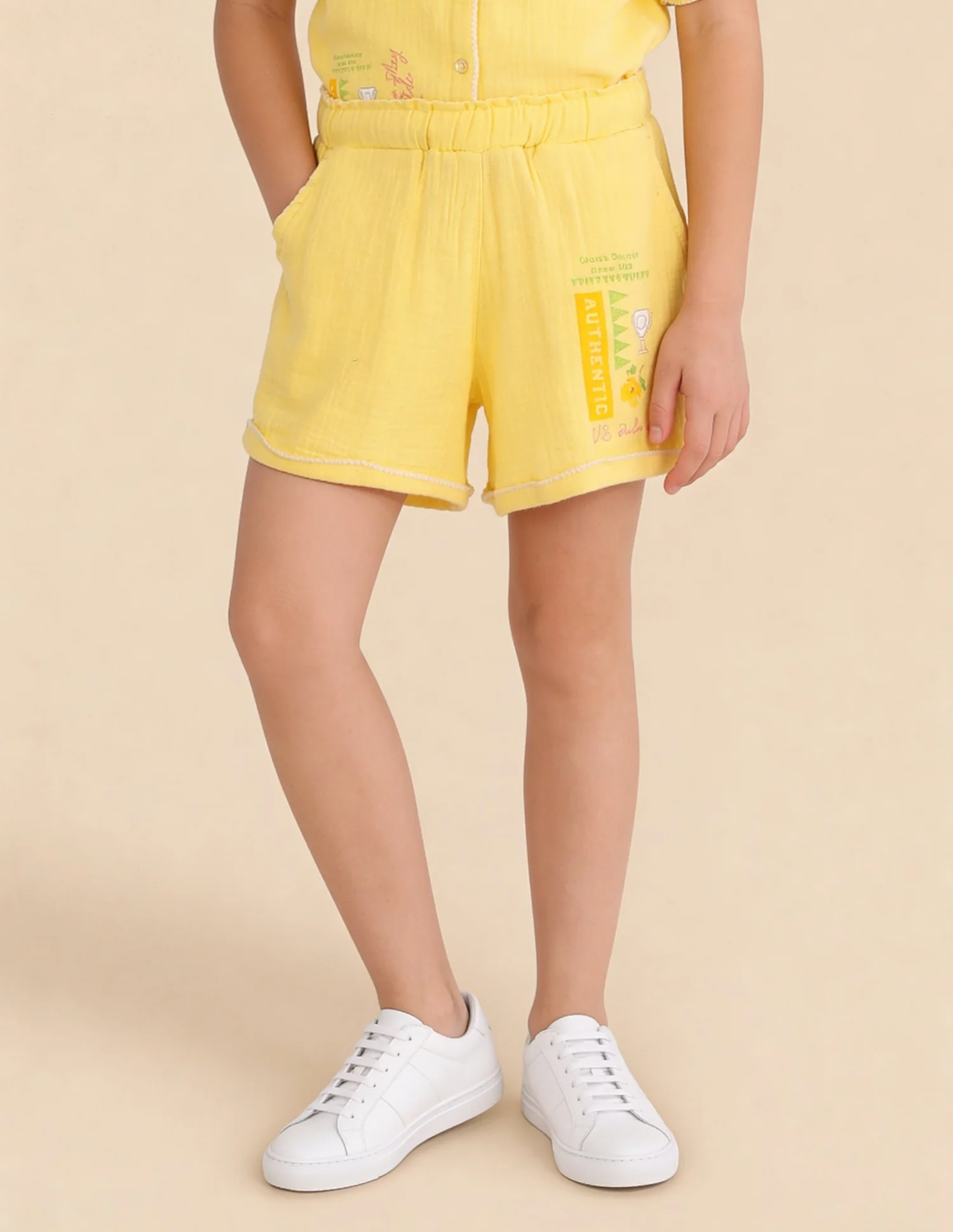 Mid Rise Comfort Fit Shorts - Image 3