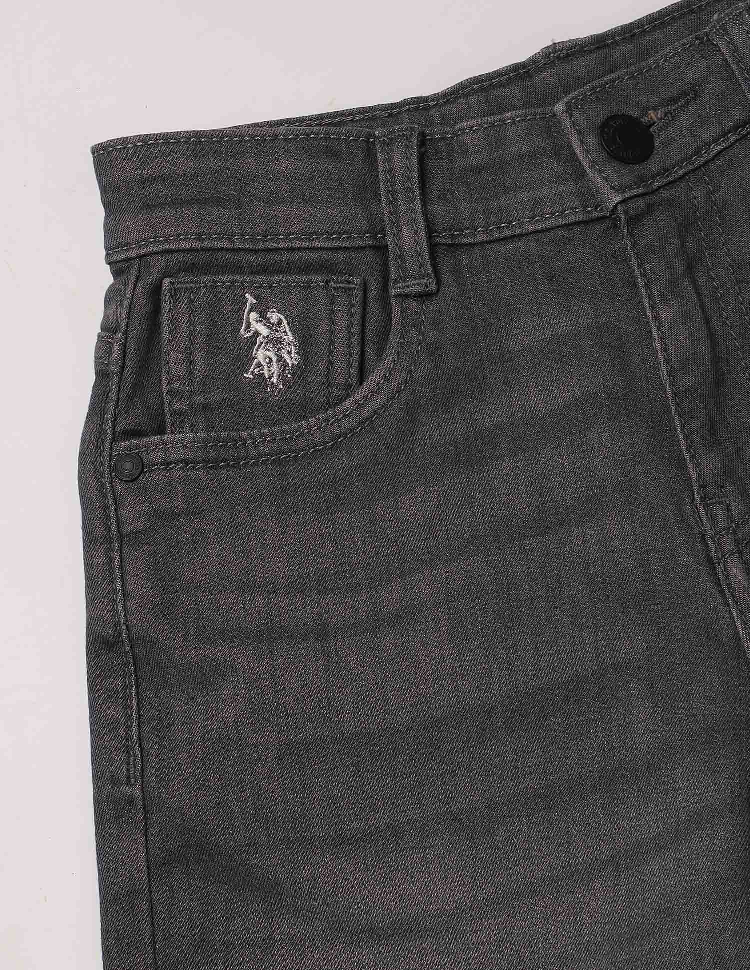 Mid Rise Regular Fit Denim Shorts - Image 2