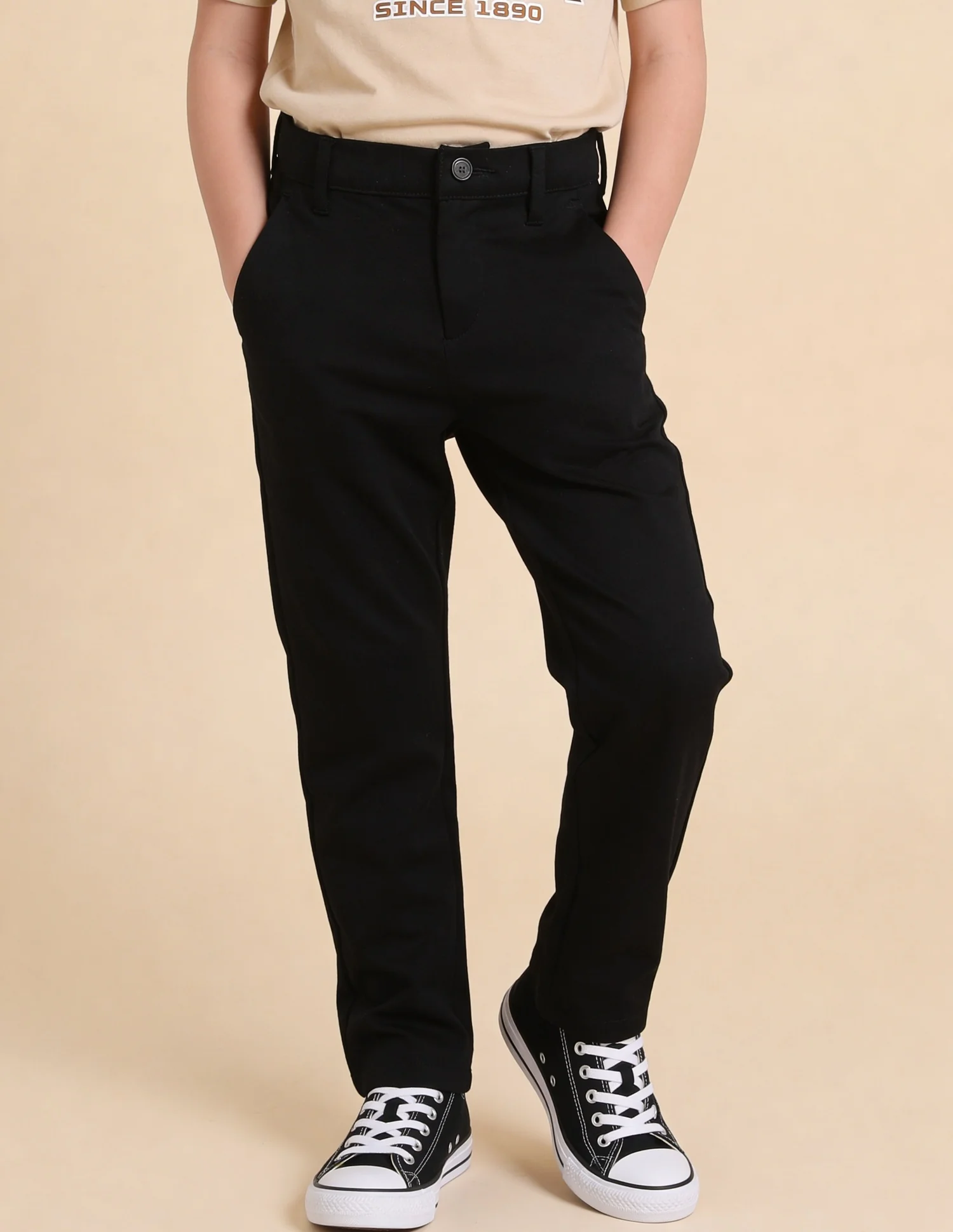 Mid Rise Slim Fit Trousers - Image 3