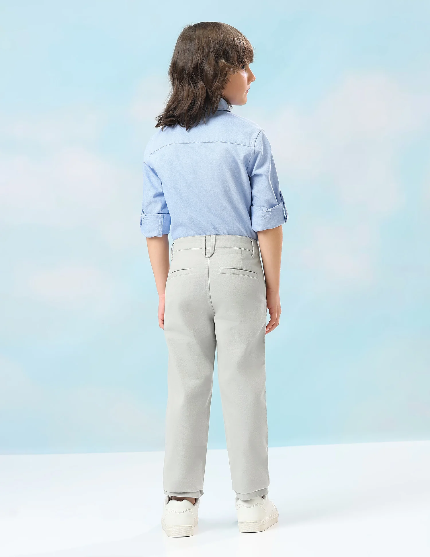 Mid Rise Twill Trousers - Image 5
