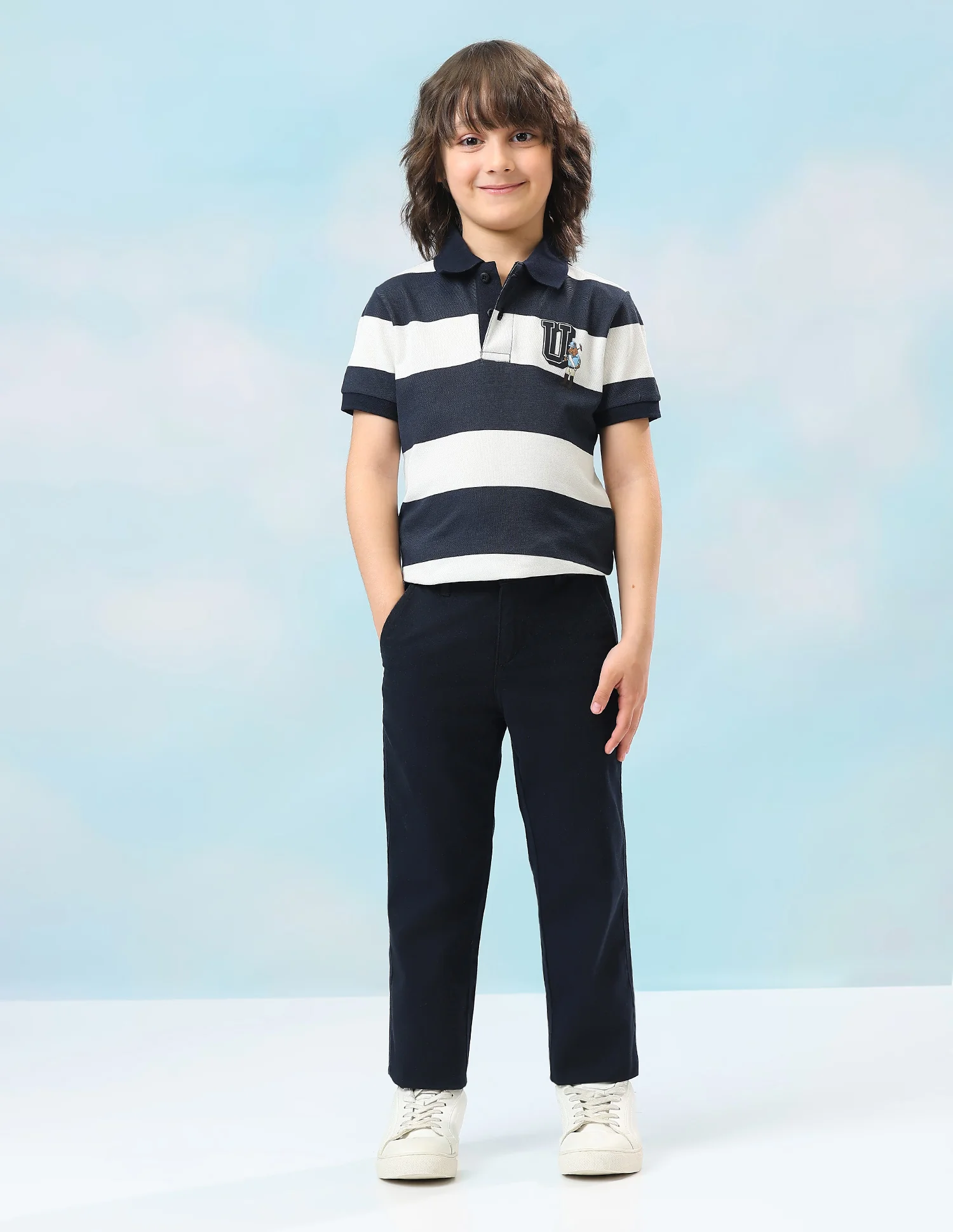 Mid Rise Twill Trousers - Image 3