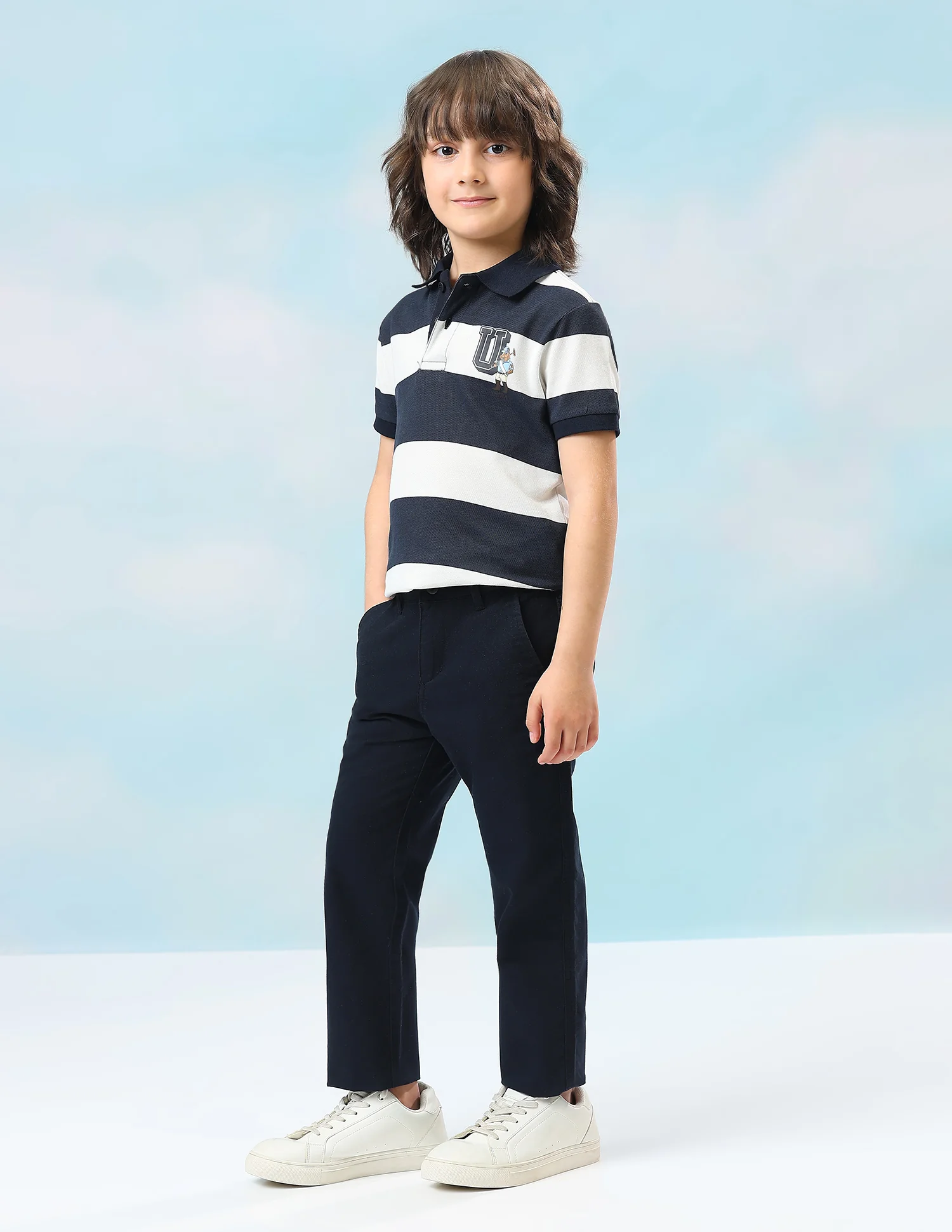 Mid Rise Twill Trousers - Image 4