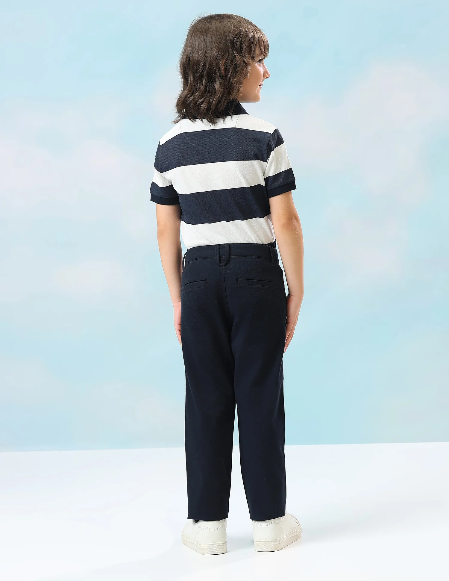 Mid Rise Twill Trousers - Image 5