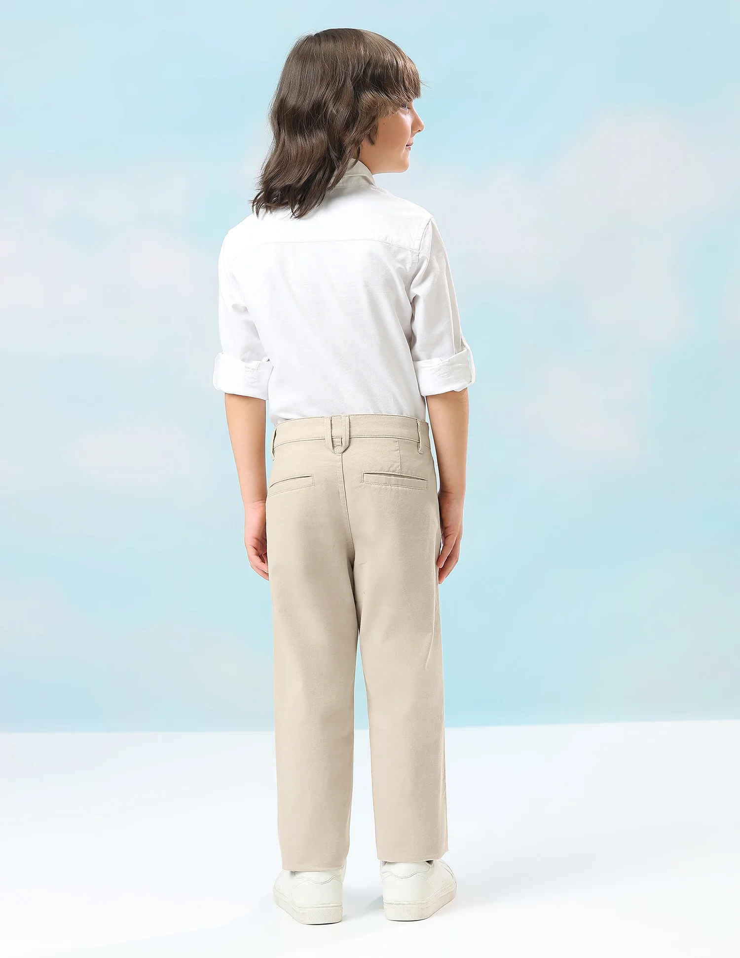 Mid Rise Twill Trousers - Image 5