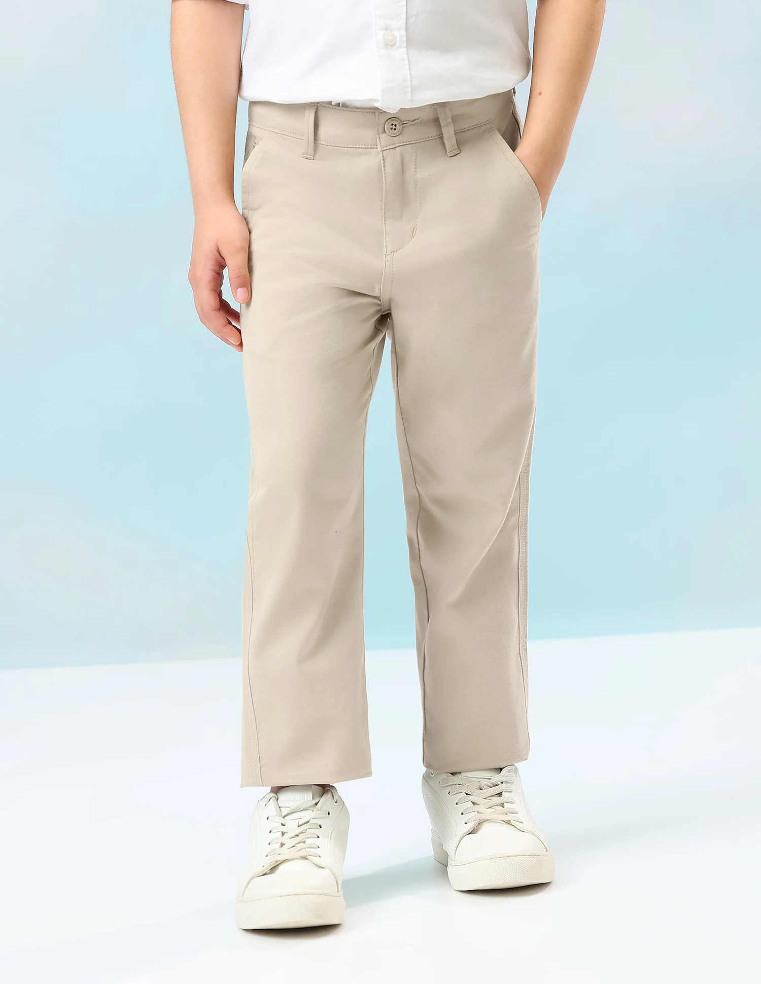 Mid Rise Twill Trousers - Image 6